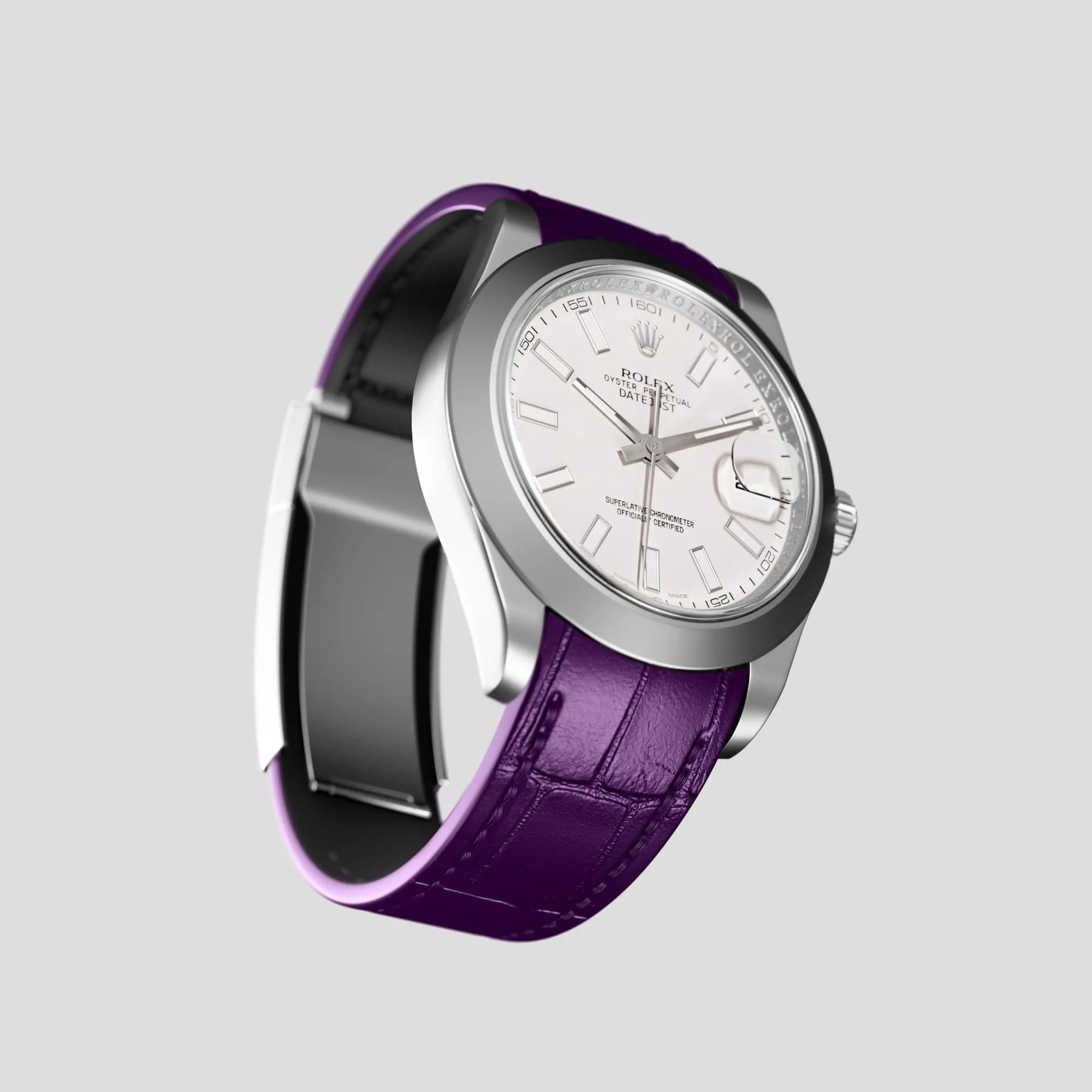 Sport Band For Rolex Datejust 36mm In Alligator