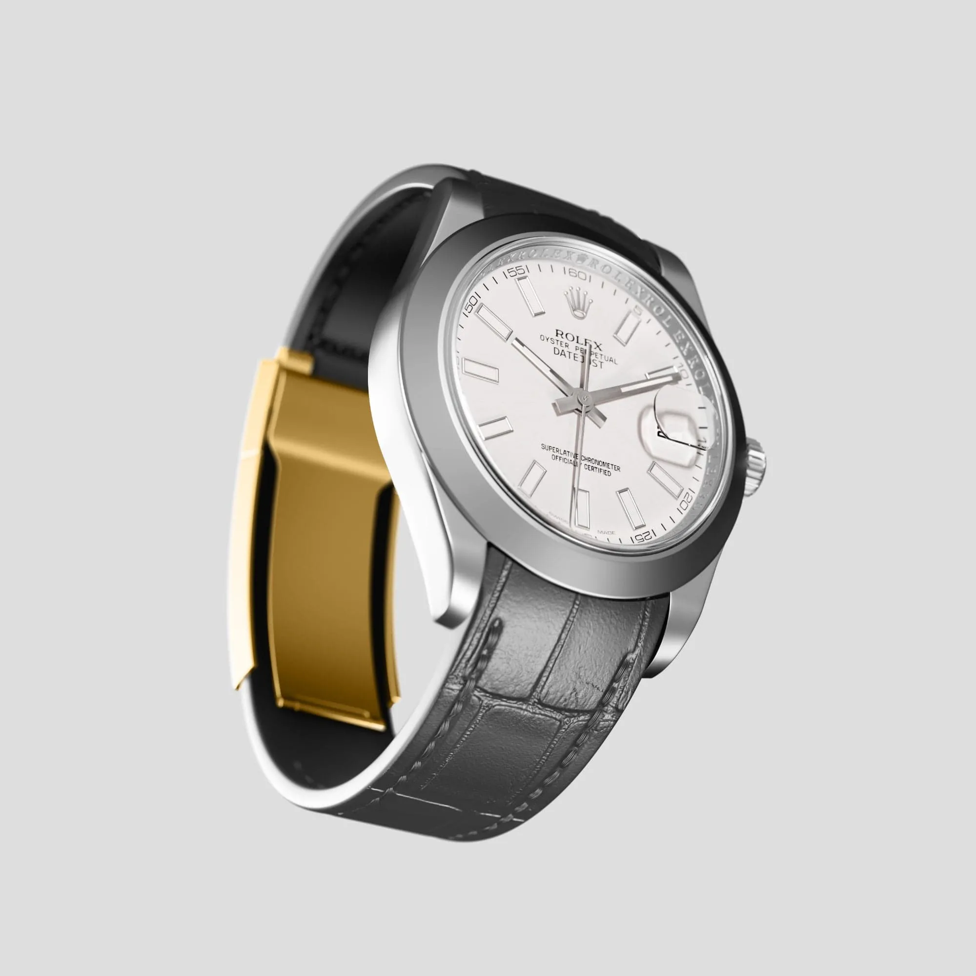 Sport Band For Rolex Datejust 36mm In Alligator