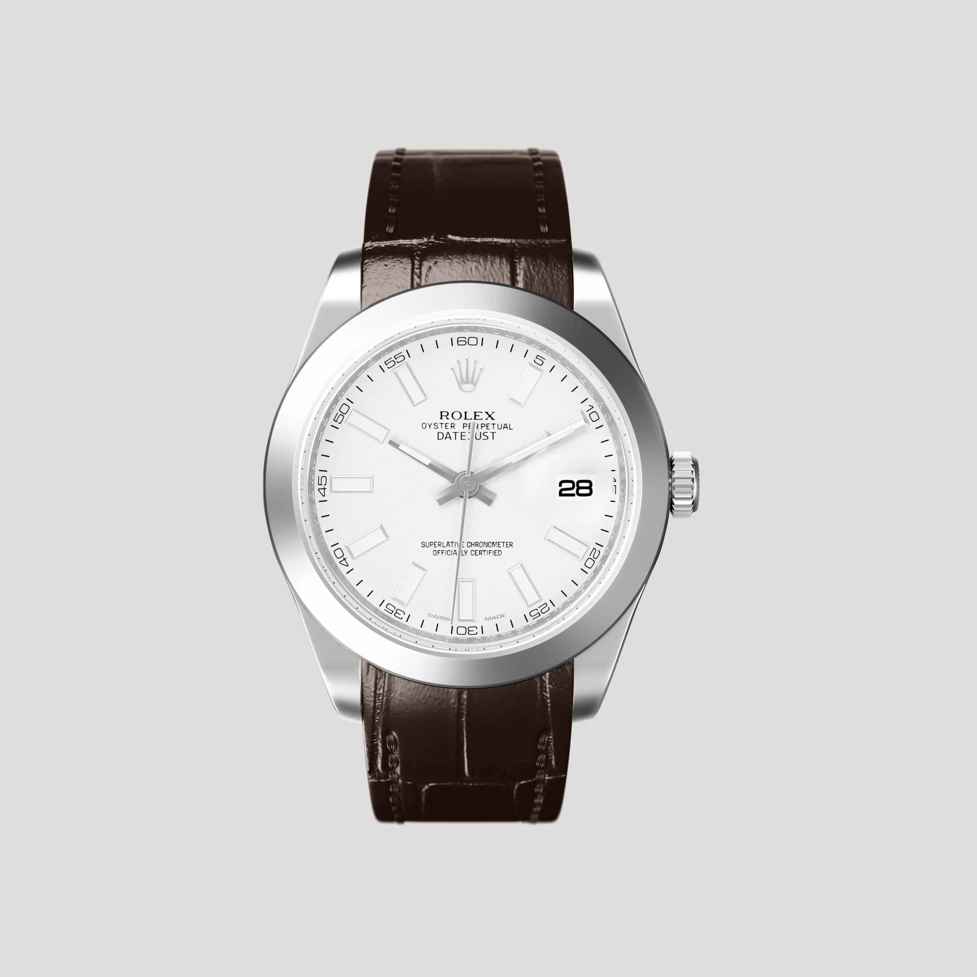 Sport Band For Rolex Datejust 36mm In Alligator