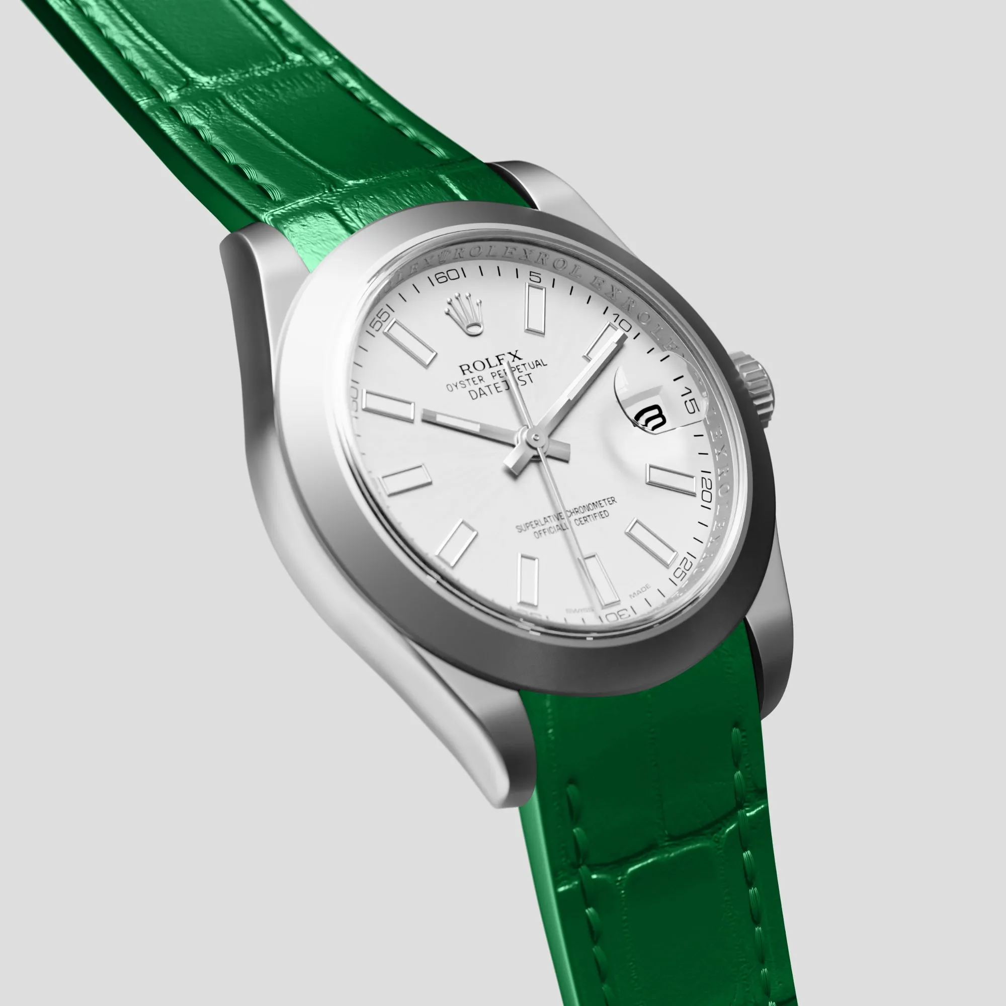 Sport Band For Rolex Datejust 36mm In Alligator