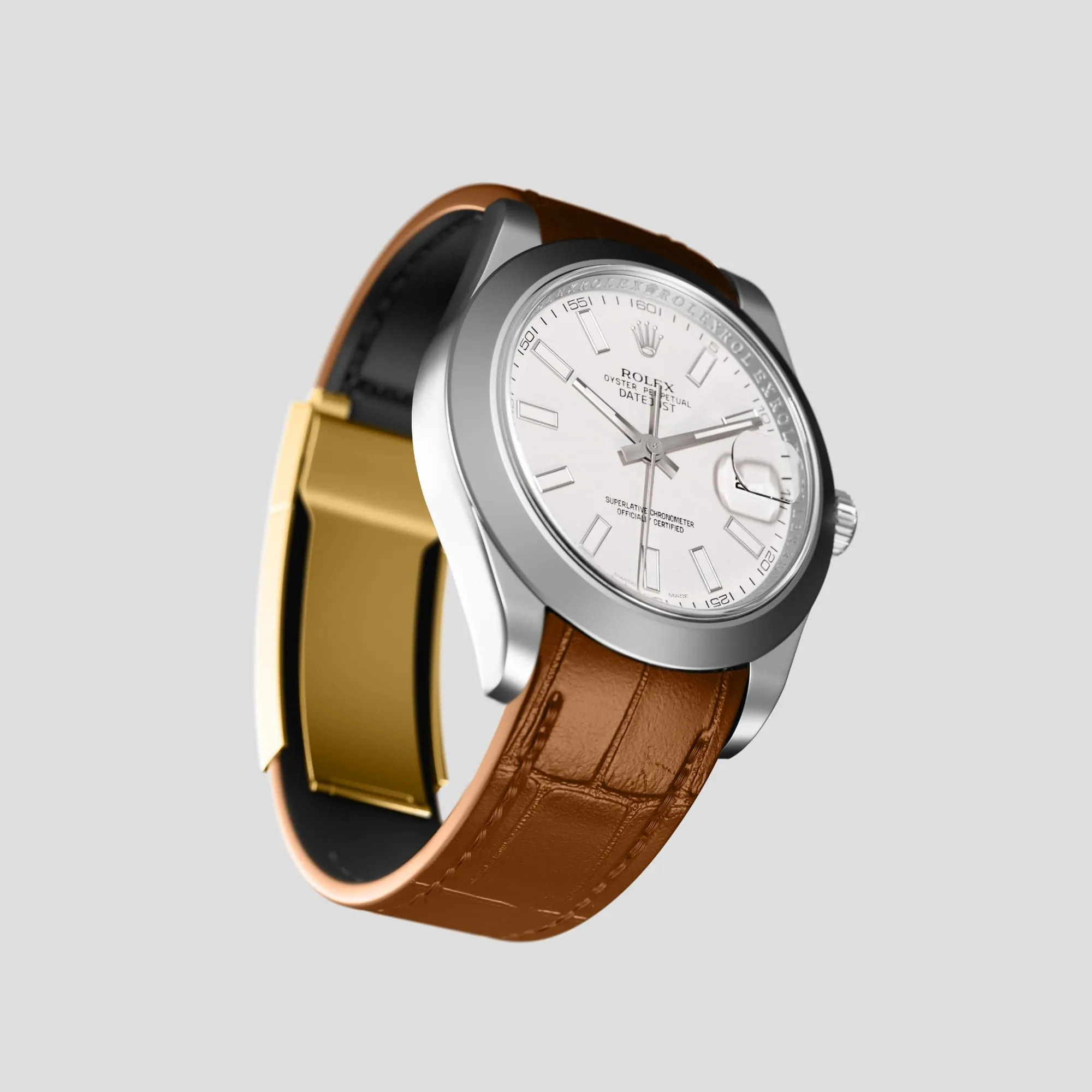 Sport Band For Rolex Datejust 36mm In Alligator