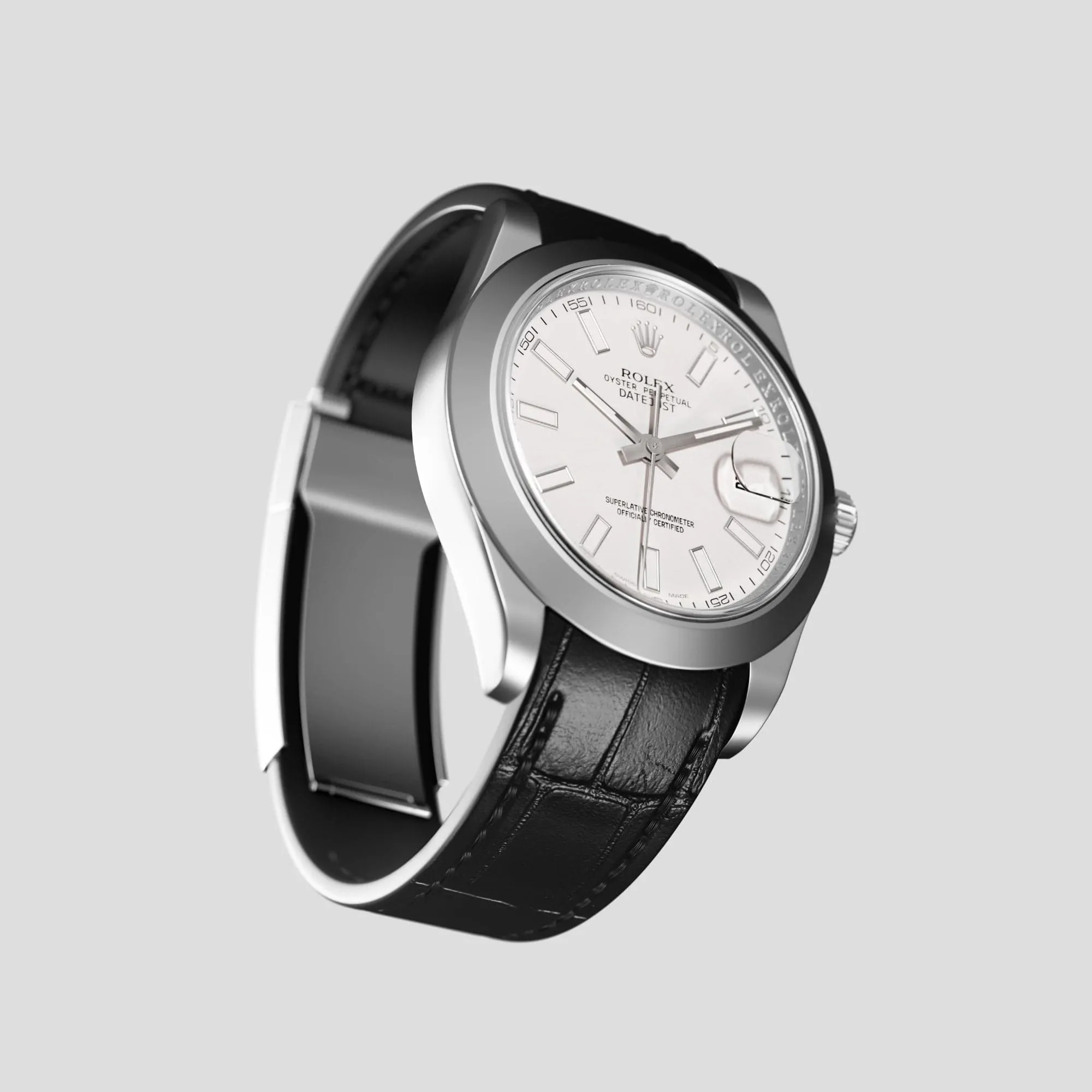Sport Band For Rolex Datejust 36mm In Alligator