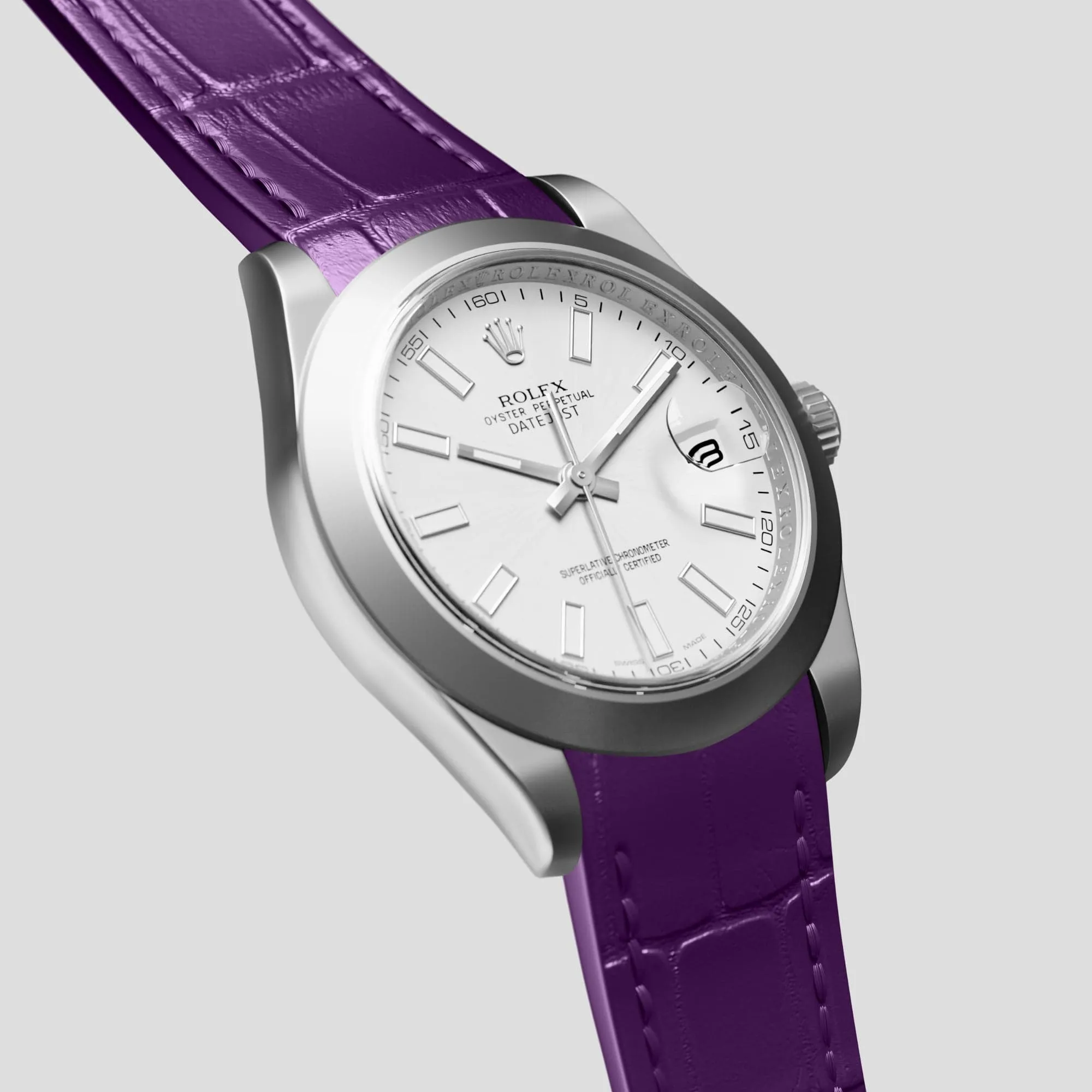 Sport Band For Rolex Datejust 36mm In Alligator