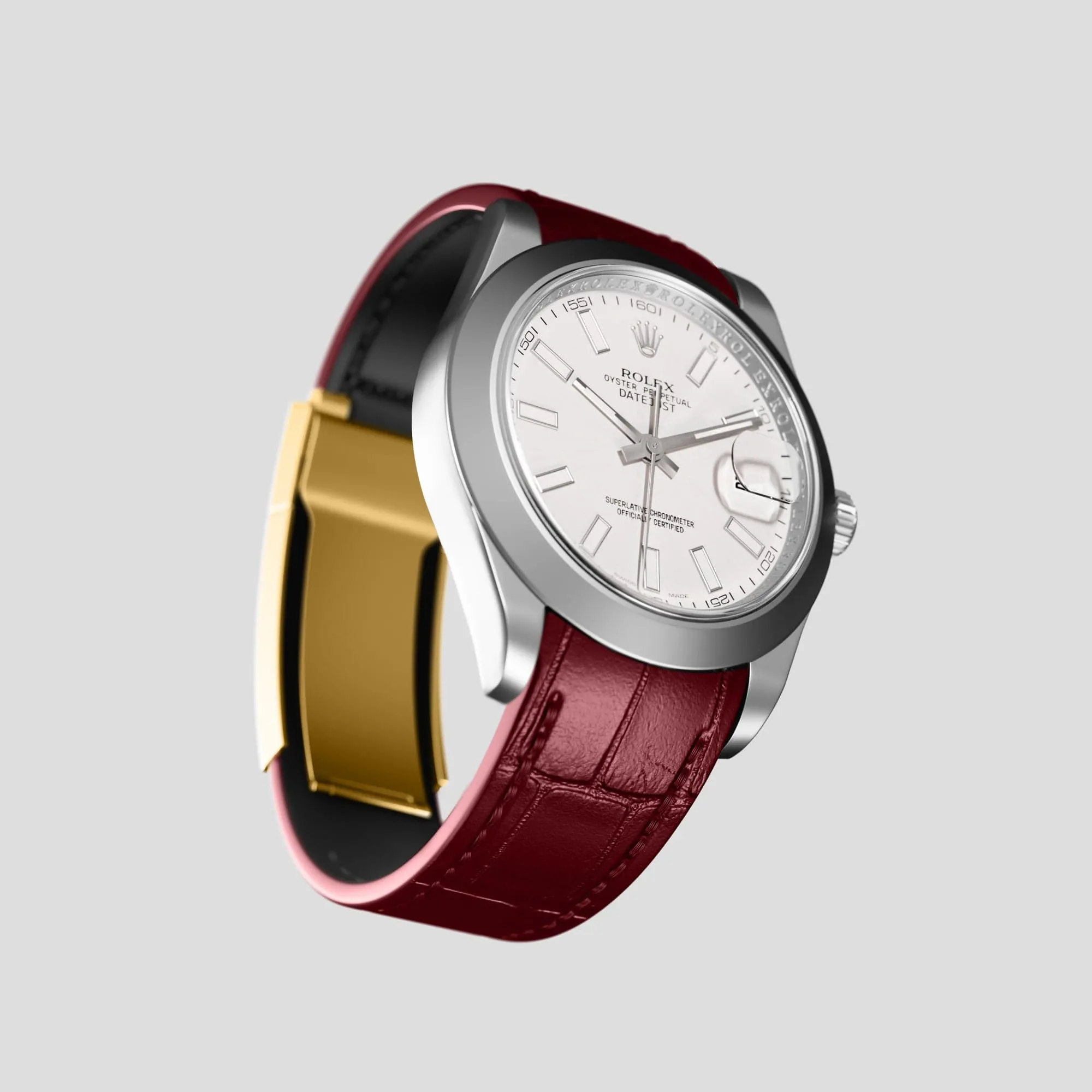 Sport Band For Rolex Datejust 36mm In Alligator