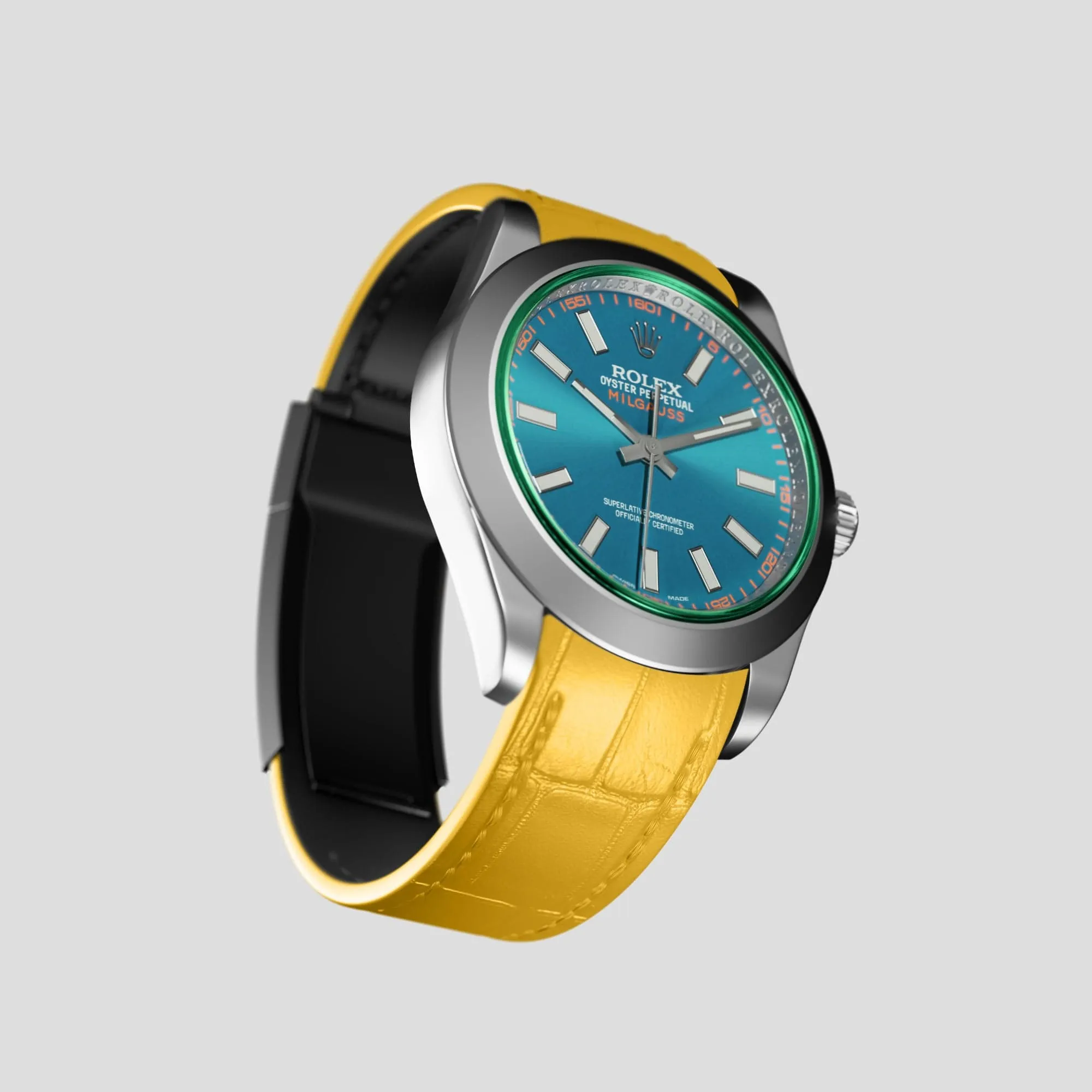 Sport Band For Rolex Milgauss In Alligator