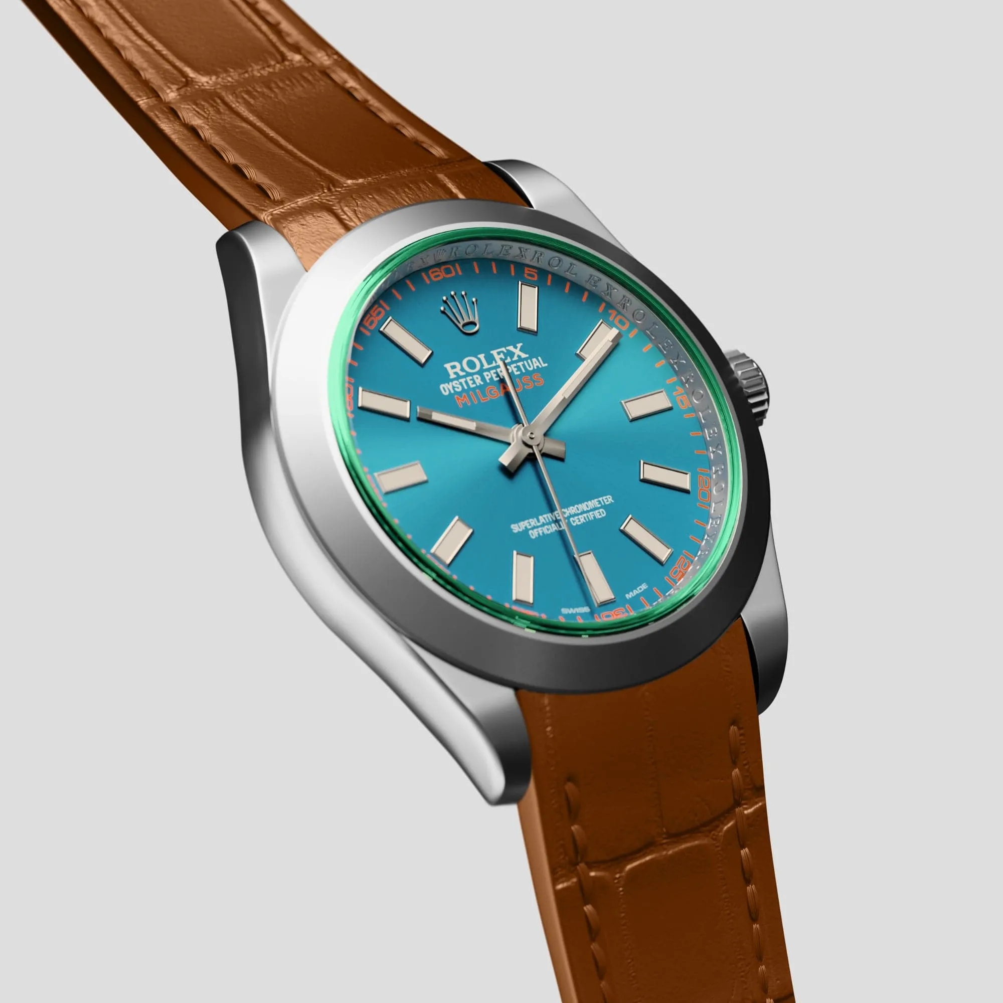Sport Band For Rolex Milgauss In Alligator