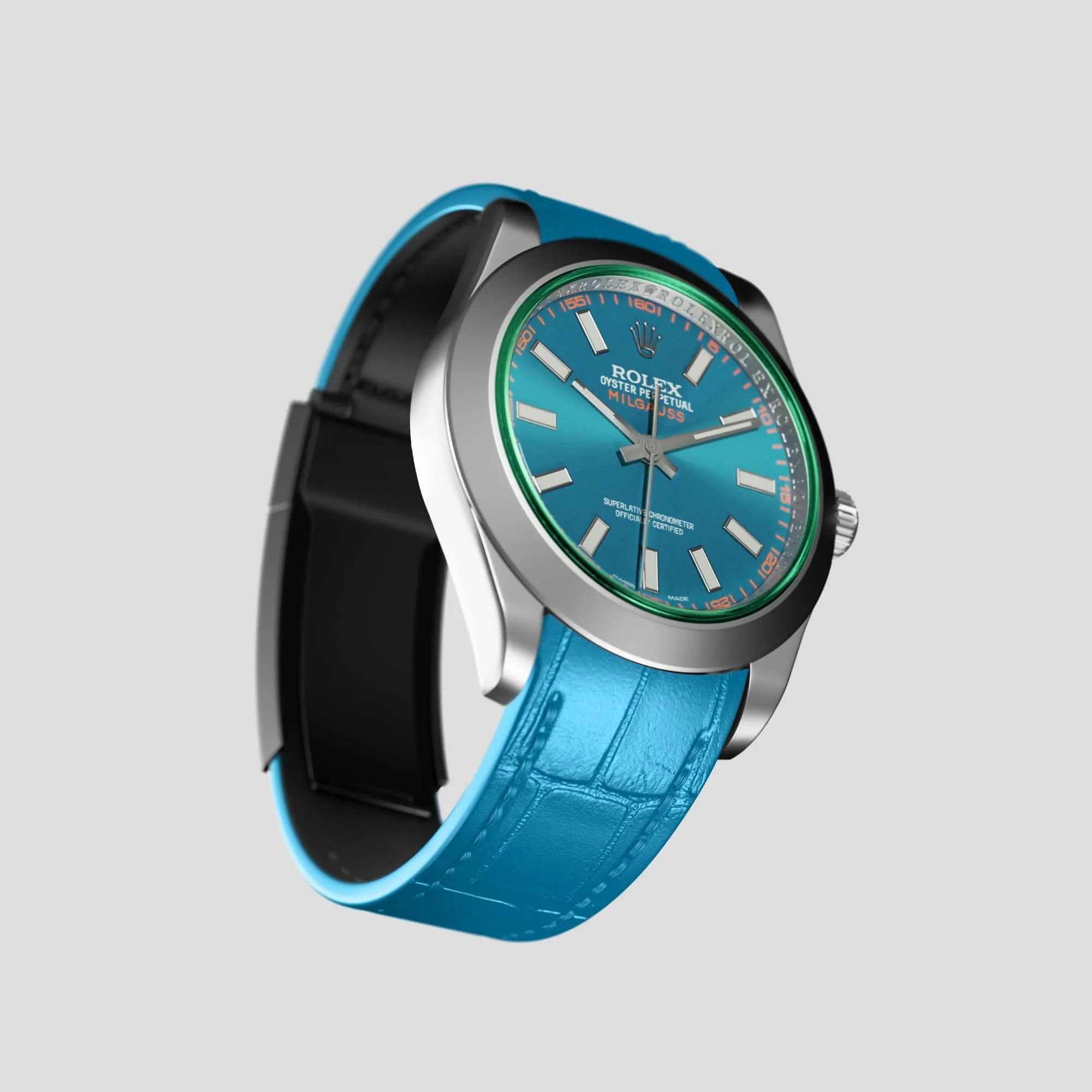 Sport Band For Rolex Milgauss In Alligator