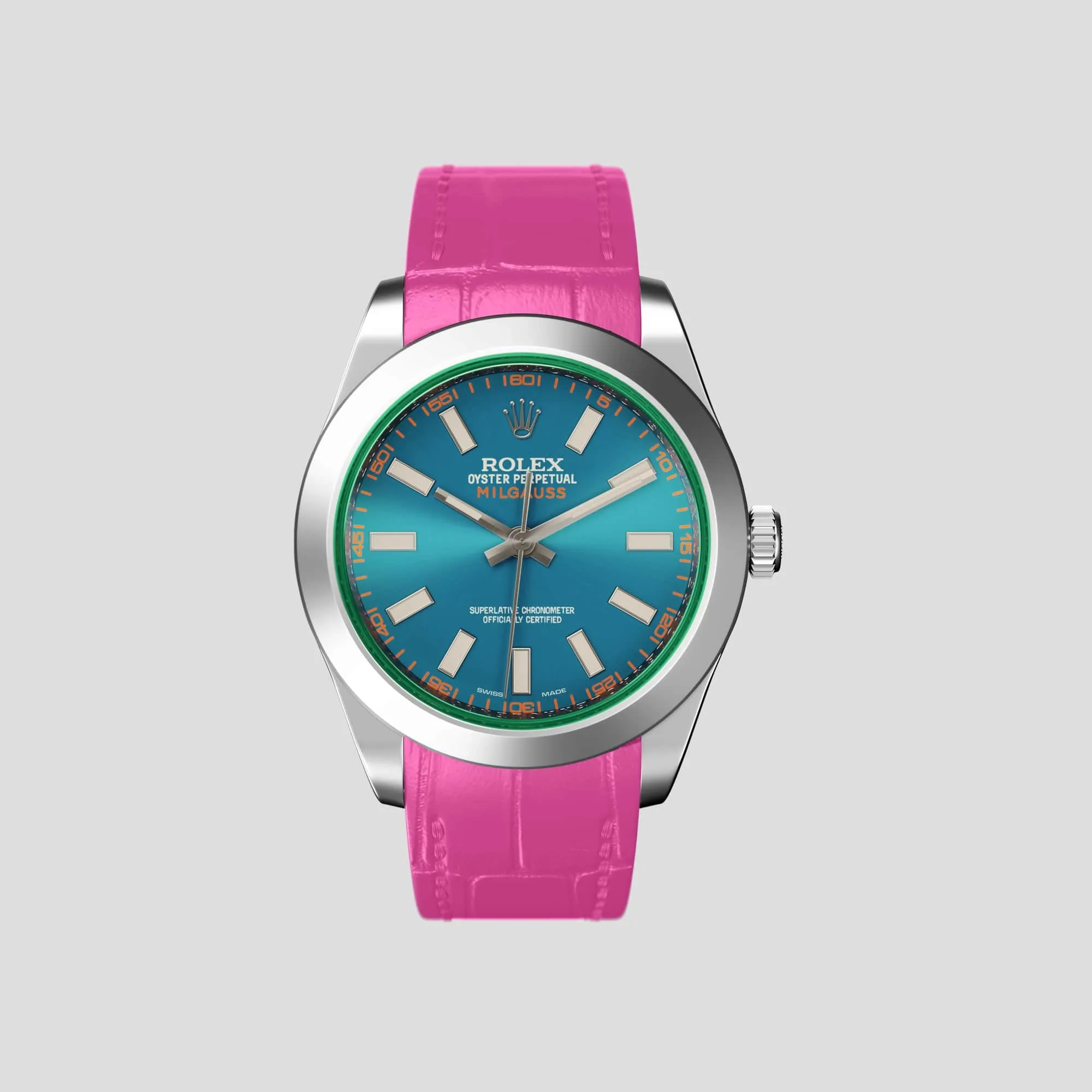 Sport Band For Rolex Milgauss In Alligator