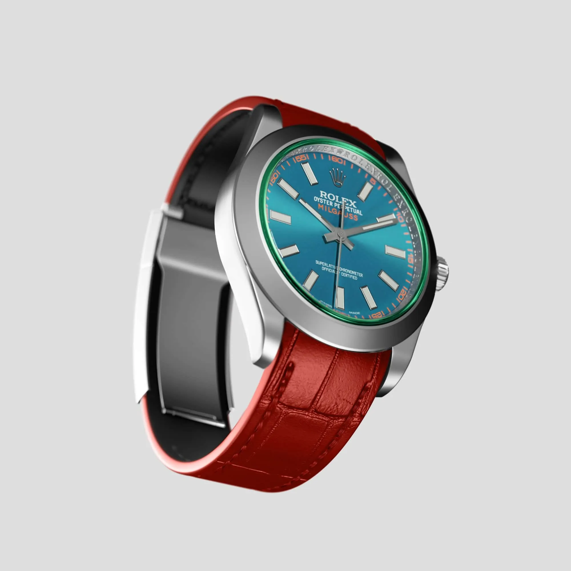 Sport Band For Rolex Milgauss In Alligator
