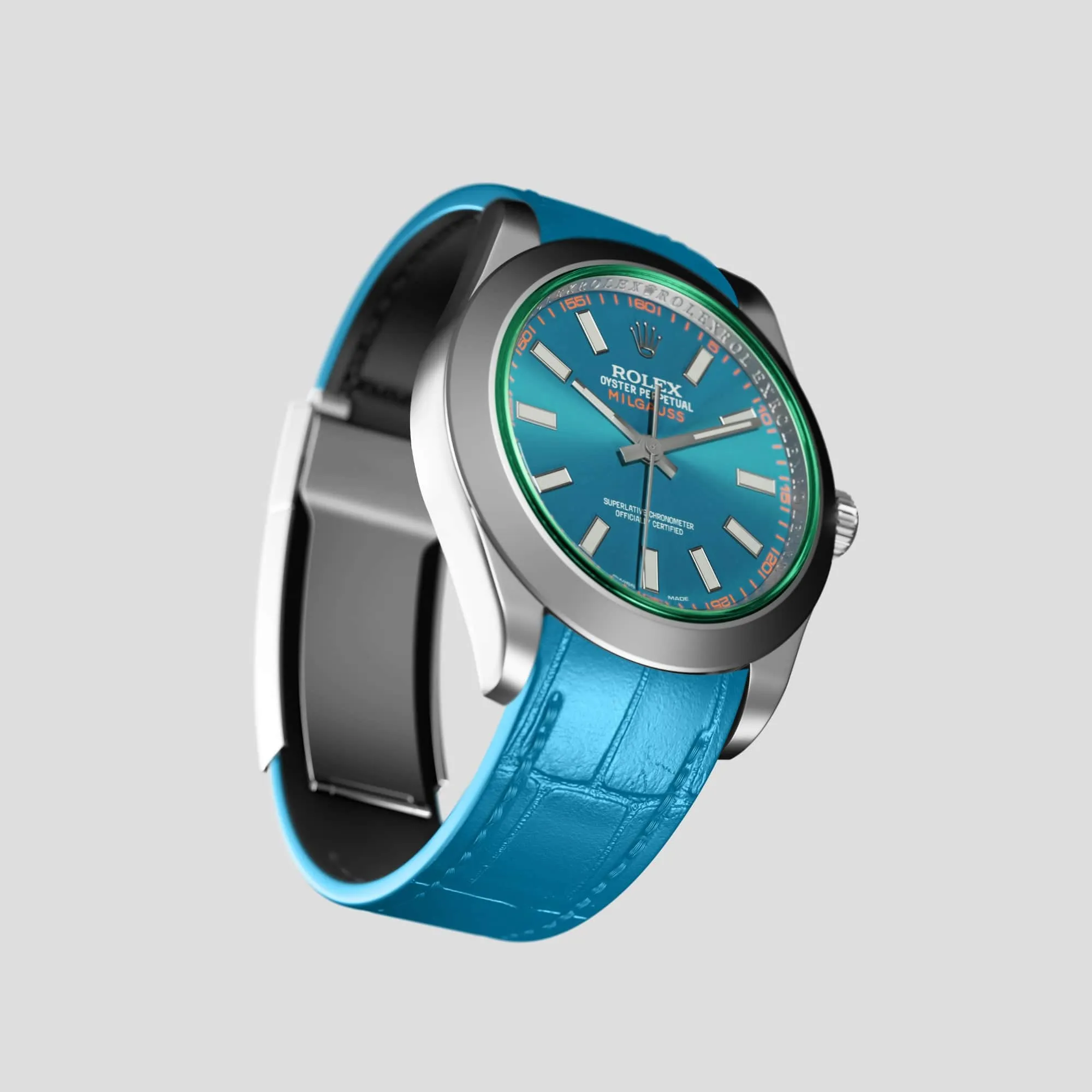 Sport Band For Rolex Milgauss In Alligator