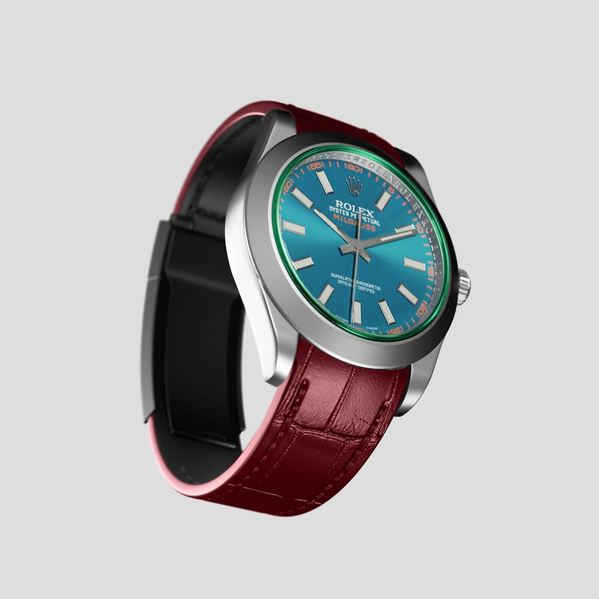 Sport Band For Rolex Milgauss In Alligator