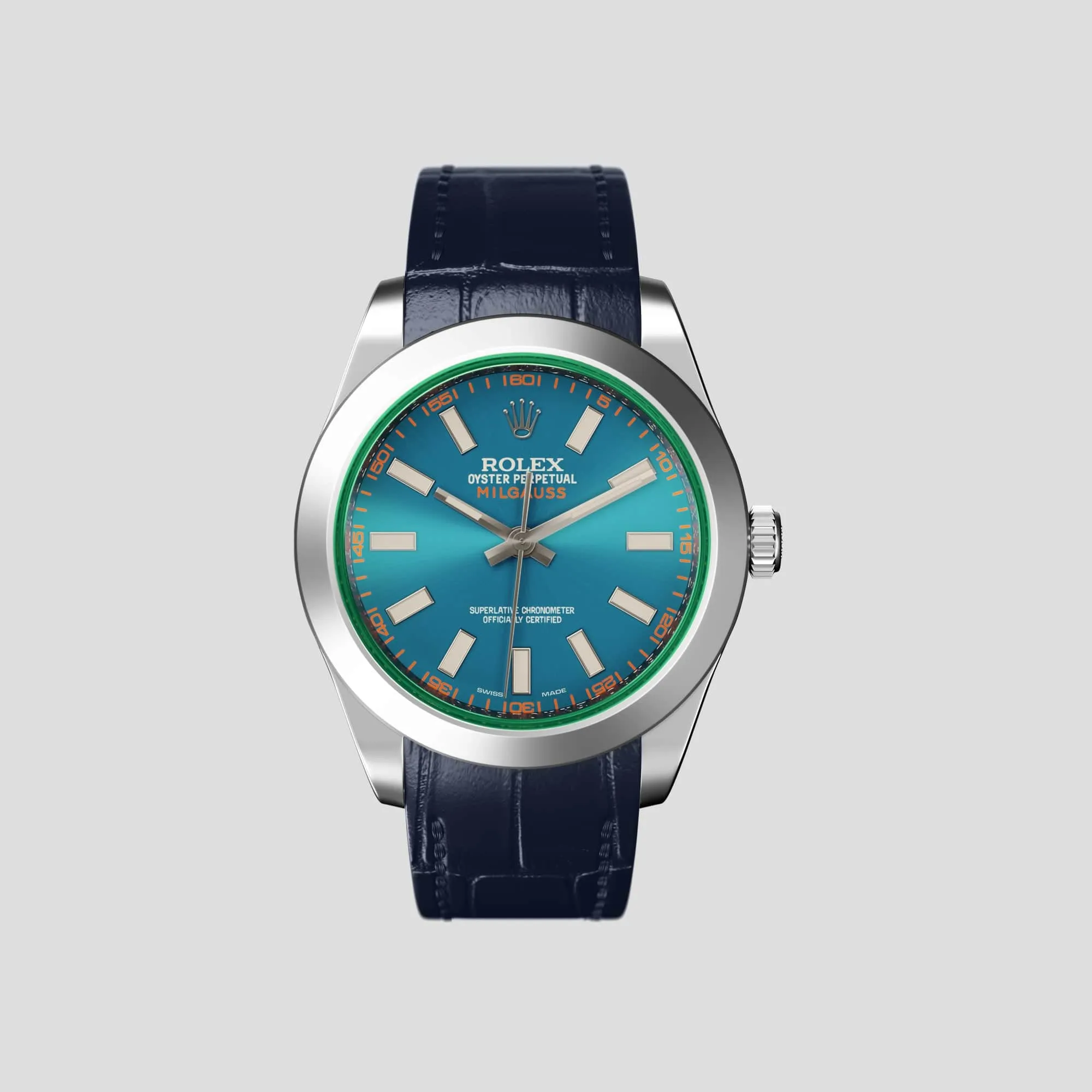 Sport Band For Rolex Milgauss In Alligator