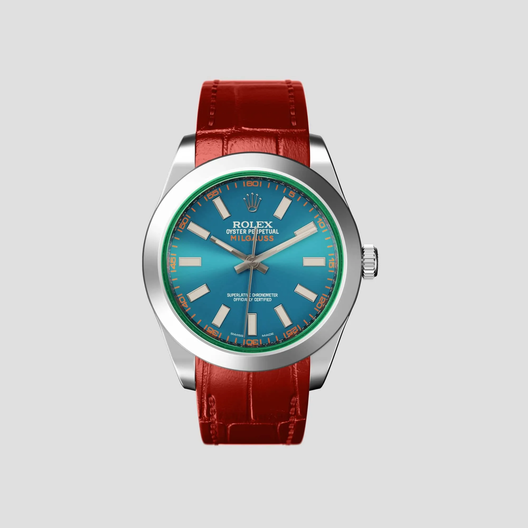 Sport Band For Rolex Milgauss In Alligator