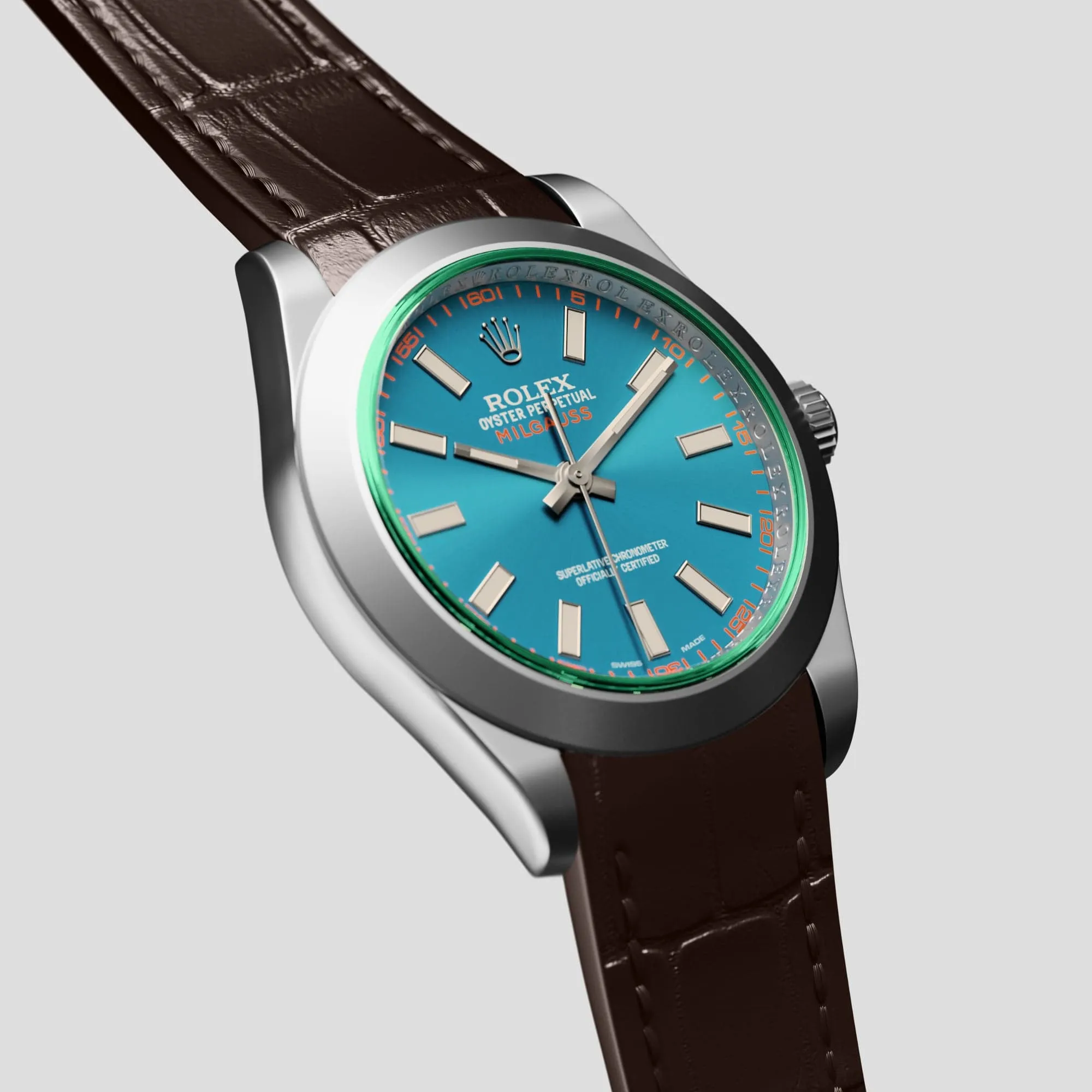 Sport Band For Rolex Milgauss In Alligator