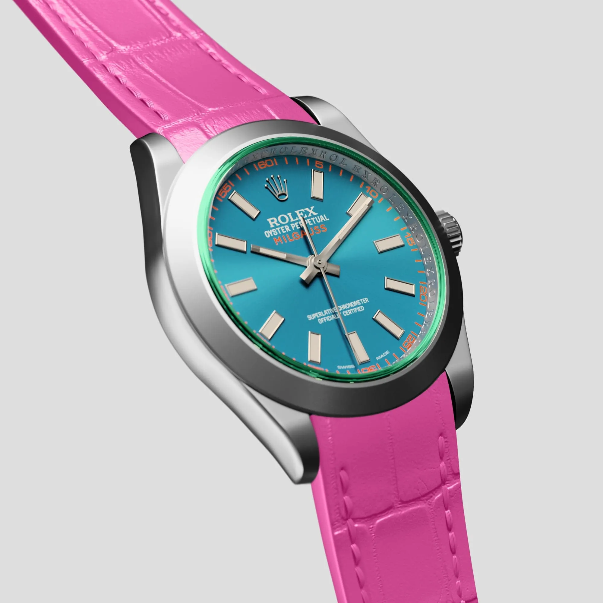 Sport Band For Rolex Milgauss In Alligator