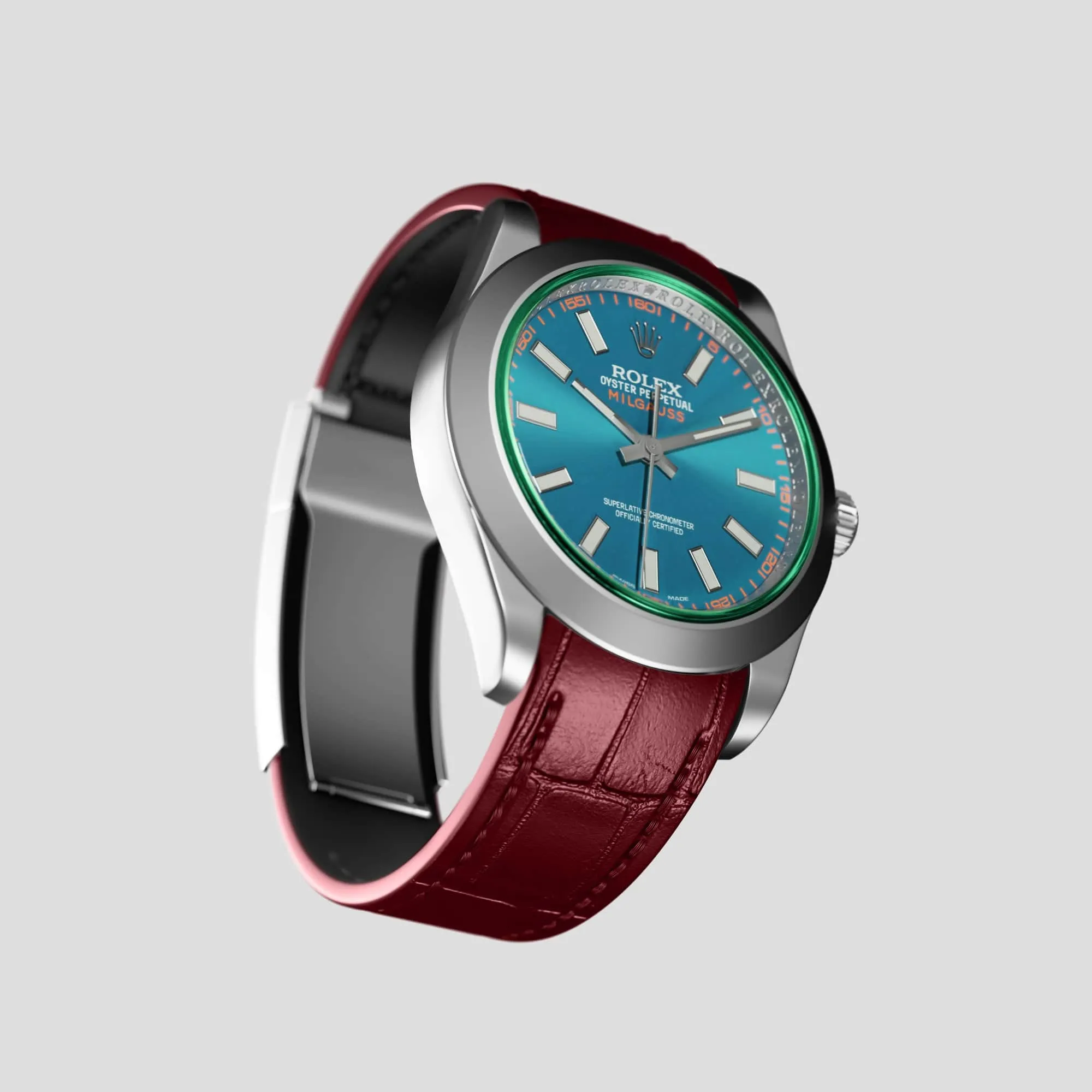 Sport Band For Rolex Milgauss In Alligator