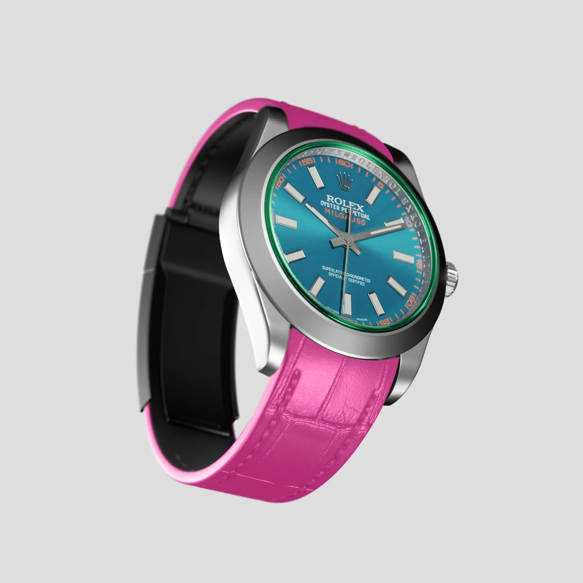 Sport Band For Rolex Milgauss In Alligator