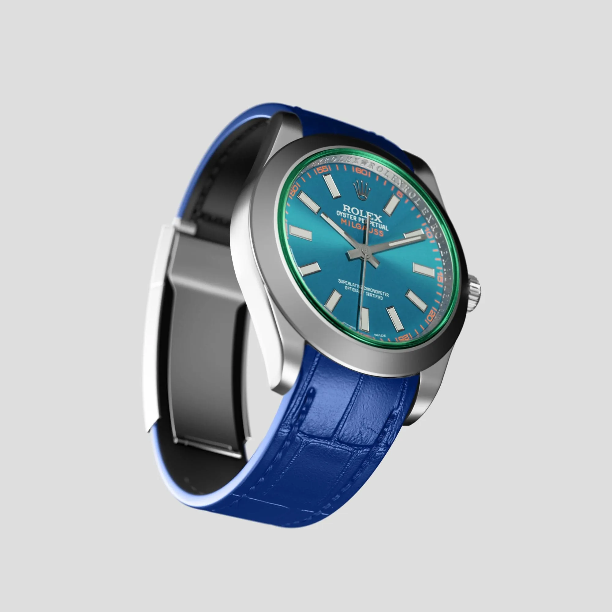 Sport Band For Rolex Milgauss In Alligator
