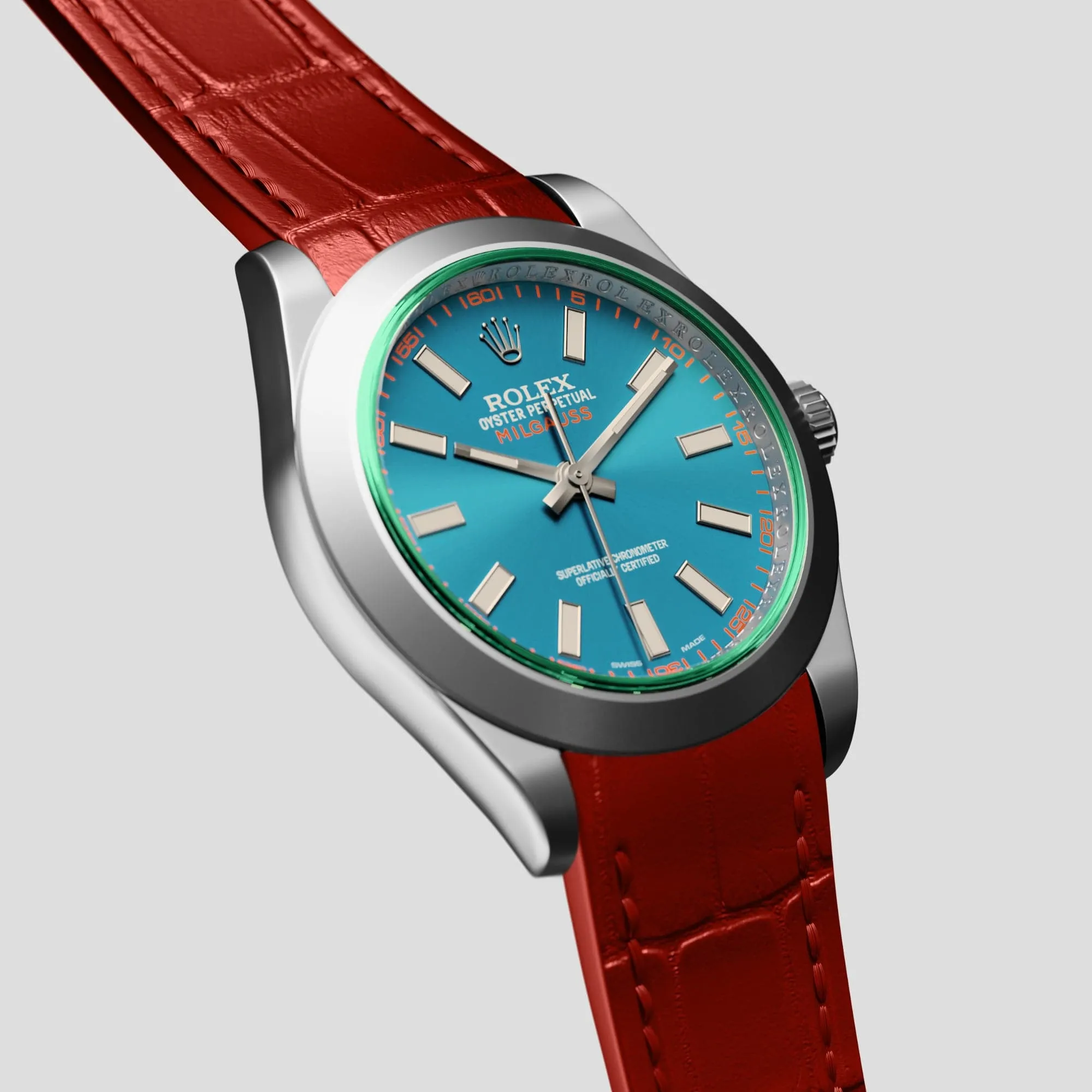 Sport Band For Rolex Milgauss In Alligator