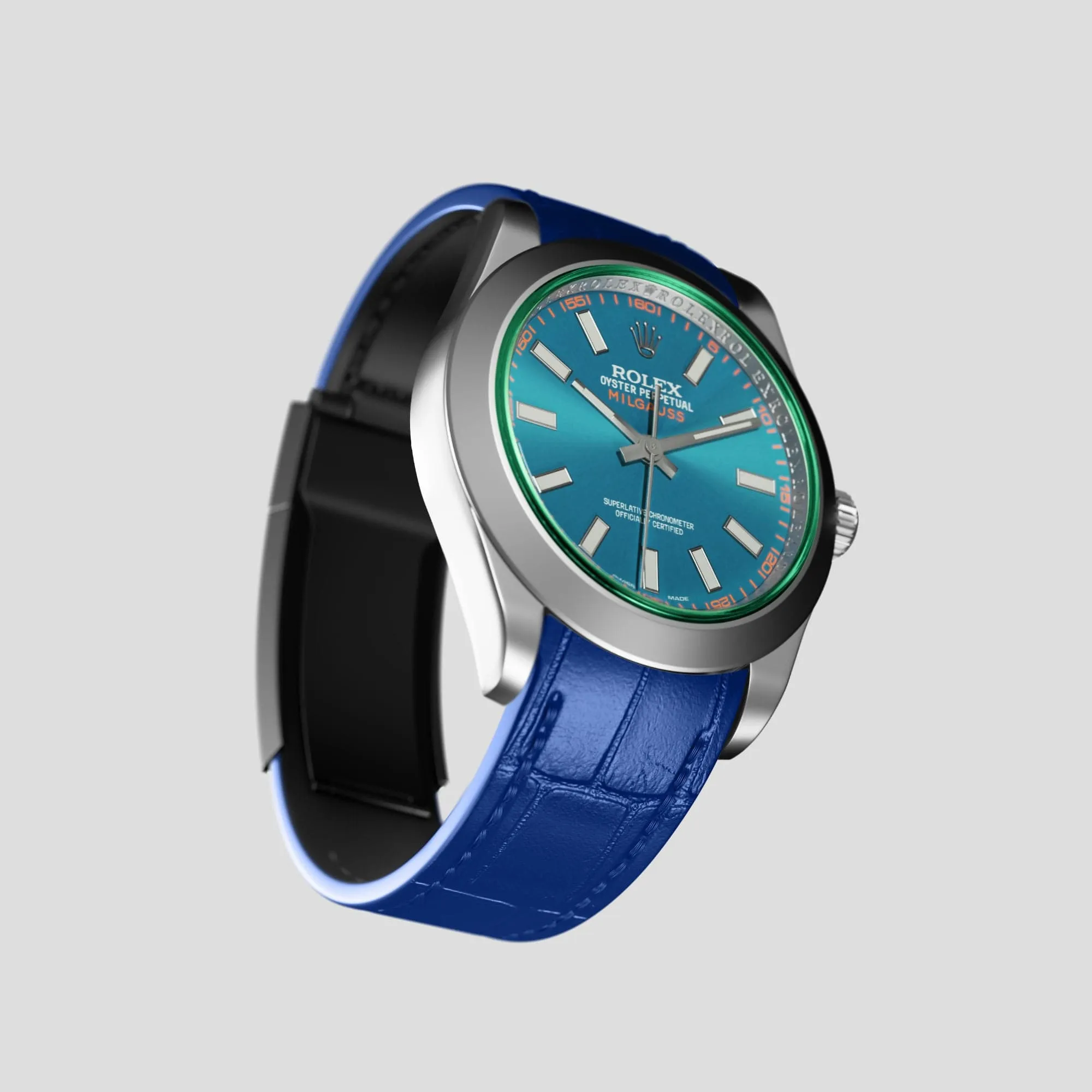 Sport Band For Rolex Milgauss In Alligator