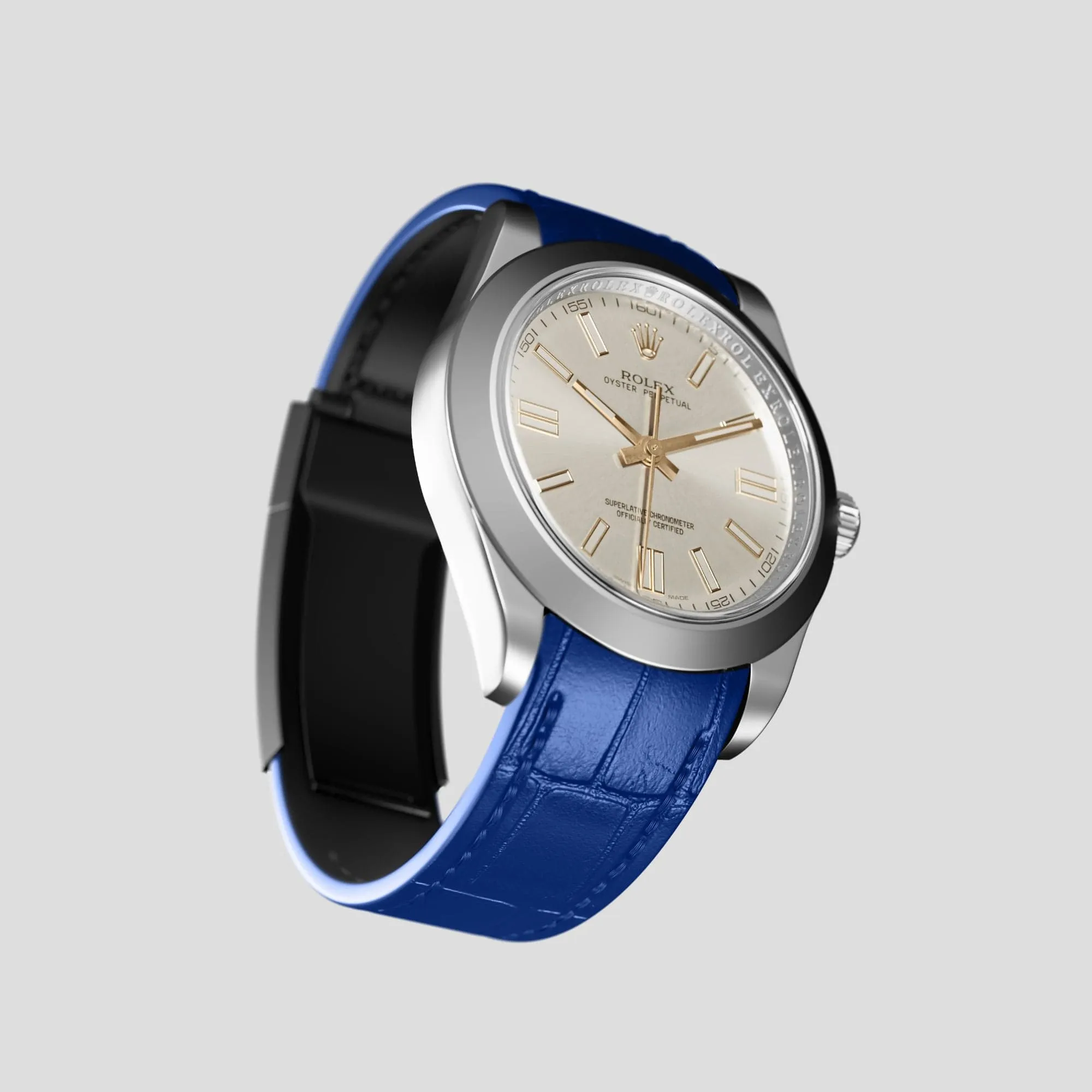 Sport Band For Rolex Oyster Perpetual 36mm In Alligator