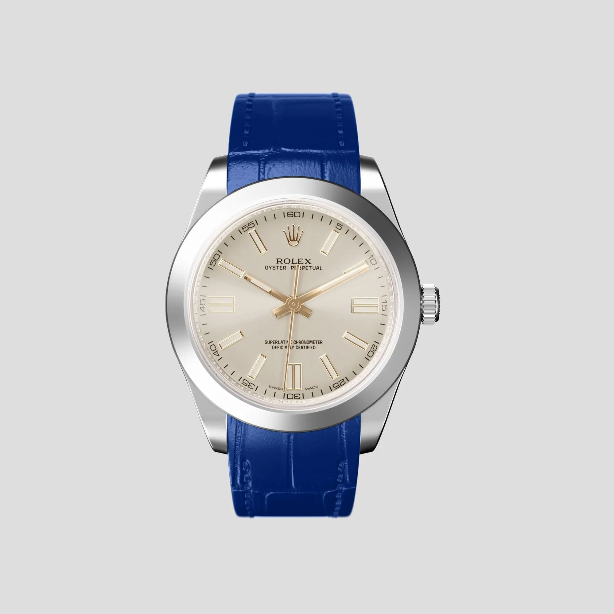 Sport Band For Rolex Oyster Perpetual 36mm In Alligator