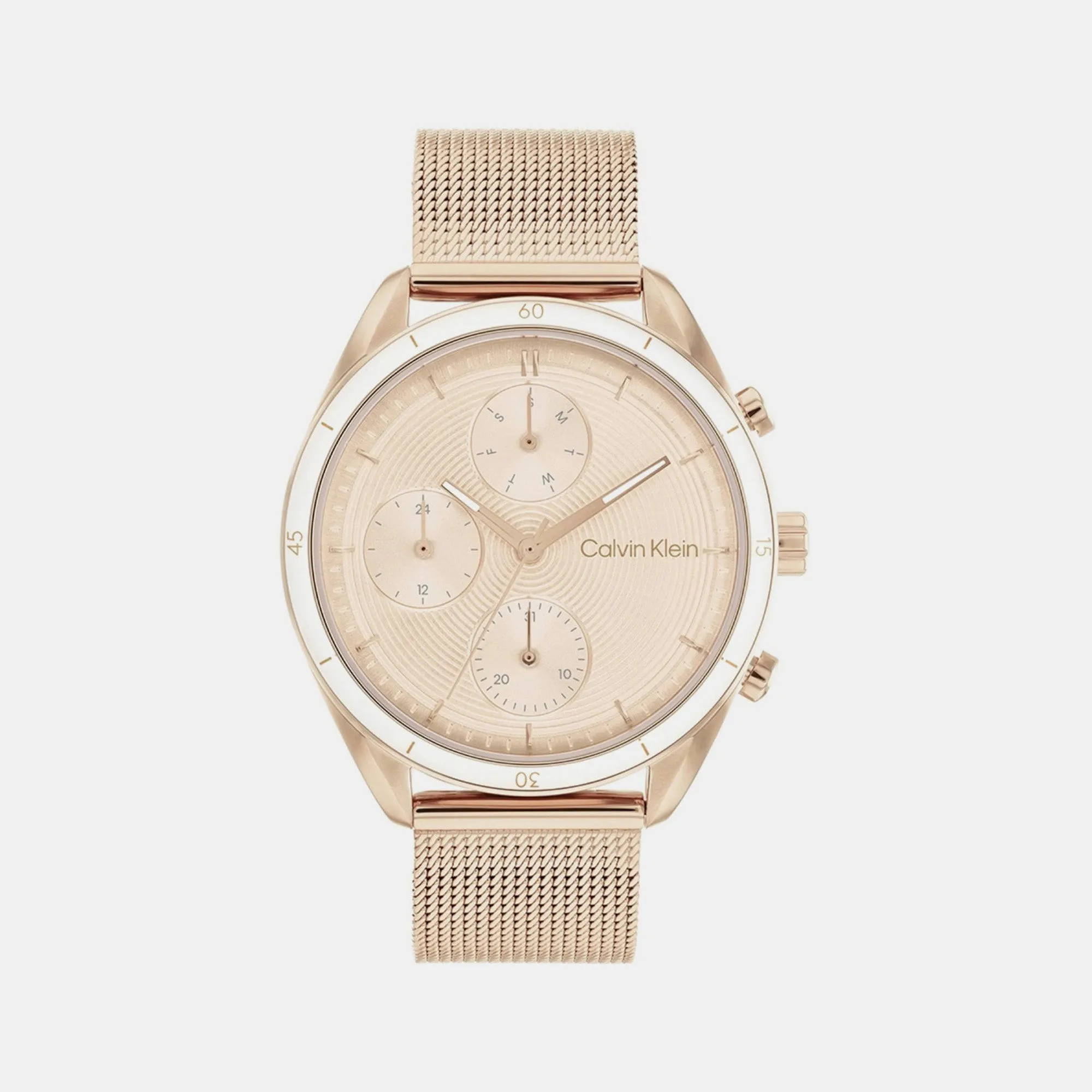 Sport Multi-Function For Her Women Blush Multi-Function Mesh Watch 25200175