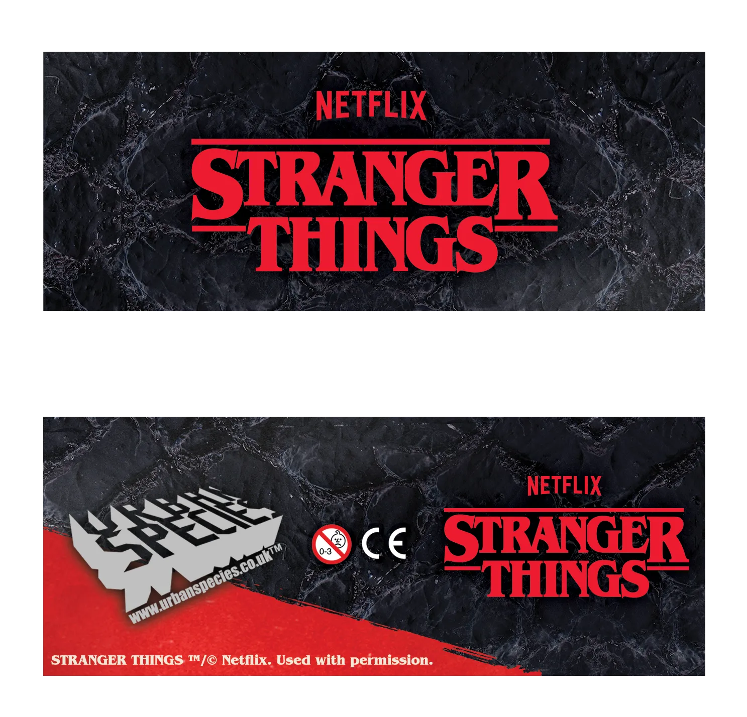 Stranger Things Demogorgon Key Warning Sign Men's T-Shirt