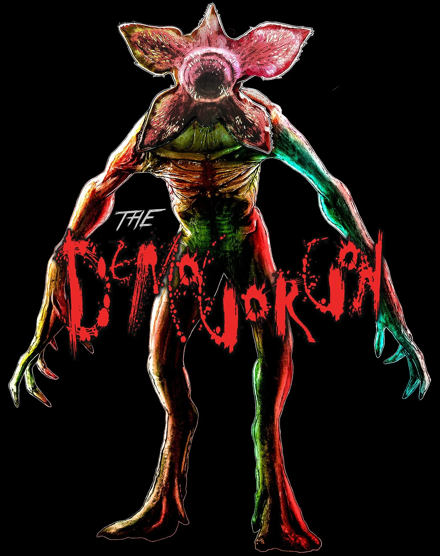 Stranger Things Demogorgon Pose Men's T-Shirt