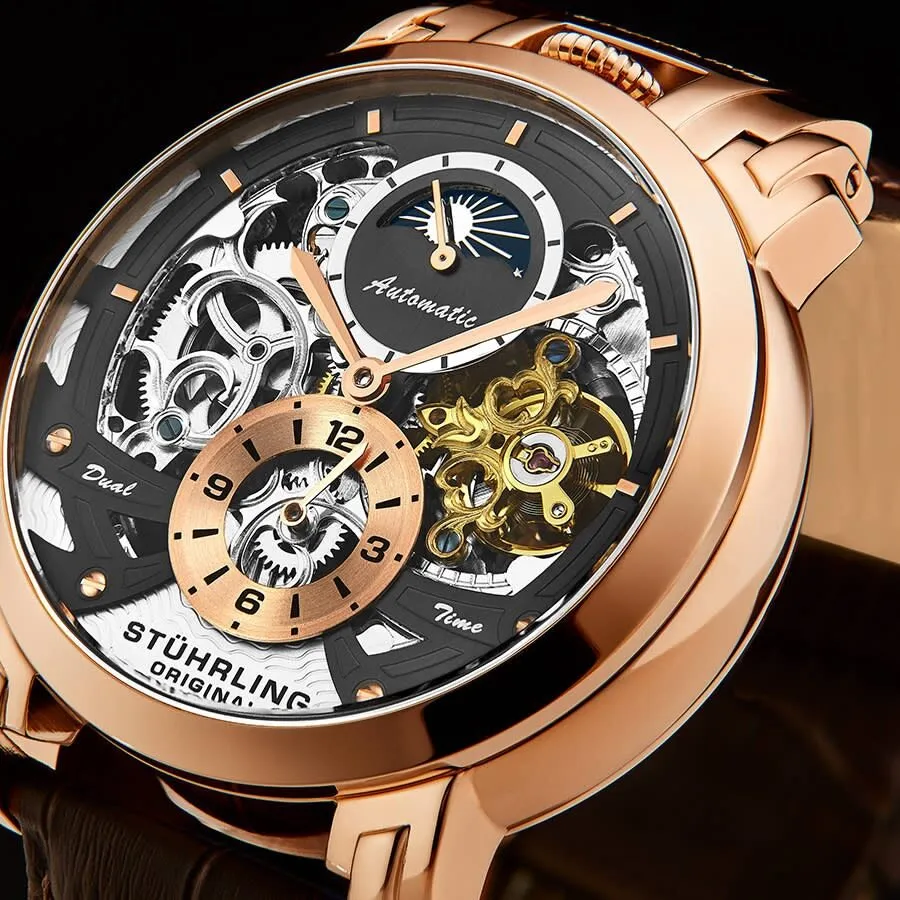 Stuhrling Original Legacy Automatic Gunmetal Dial Men's Watch M13510