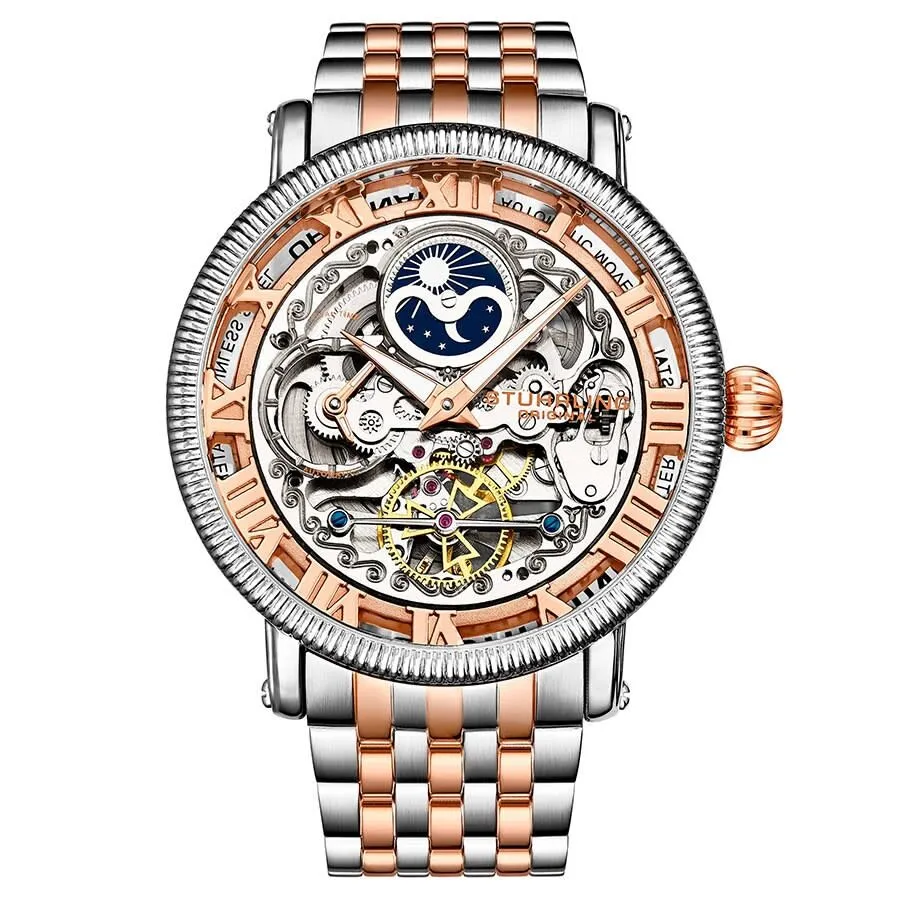 Stuhrling Original Legacy Automatic Rose Dial Two-tone Men's Watch M13565
