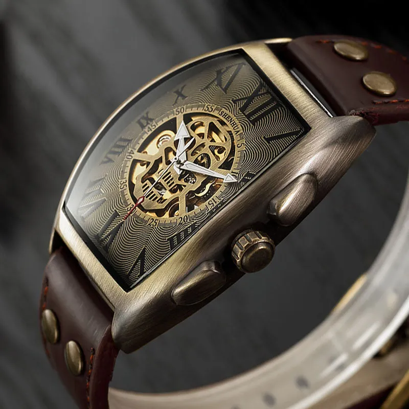 Transparent Skeleton Automatic Mechanical Watch For Men