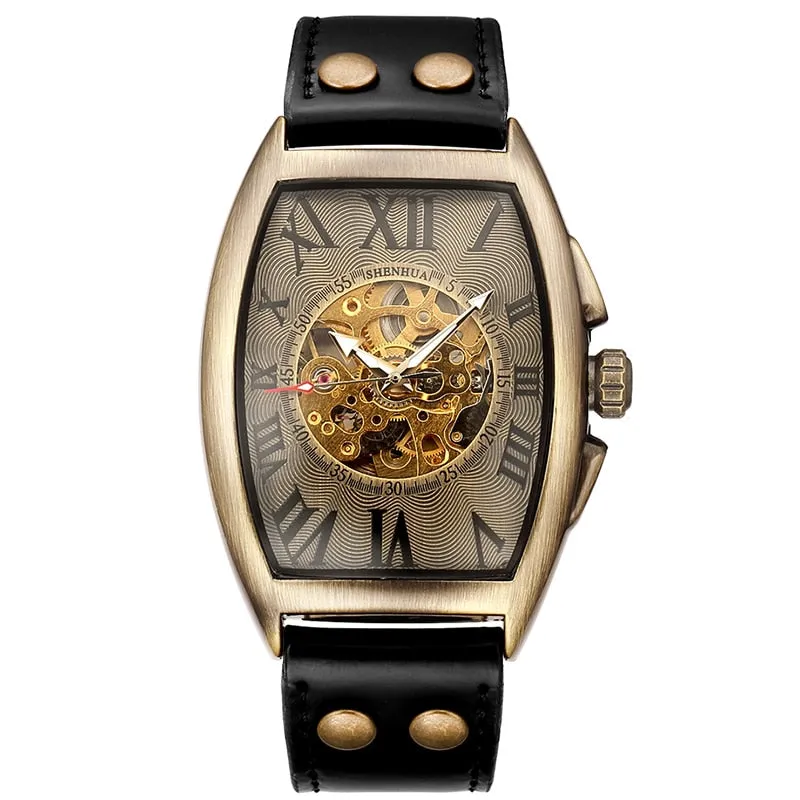 Transparent Skeleton Automatic Mechanical Watch For Men