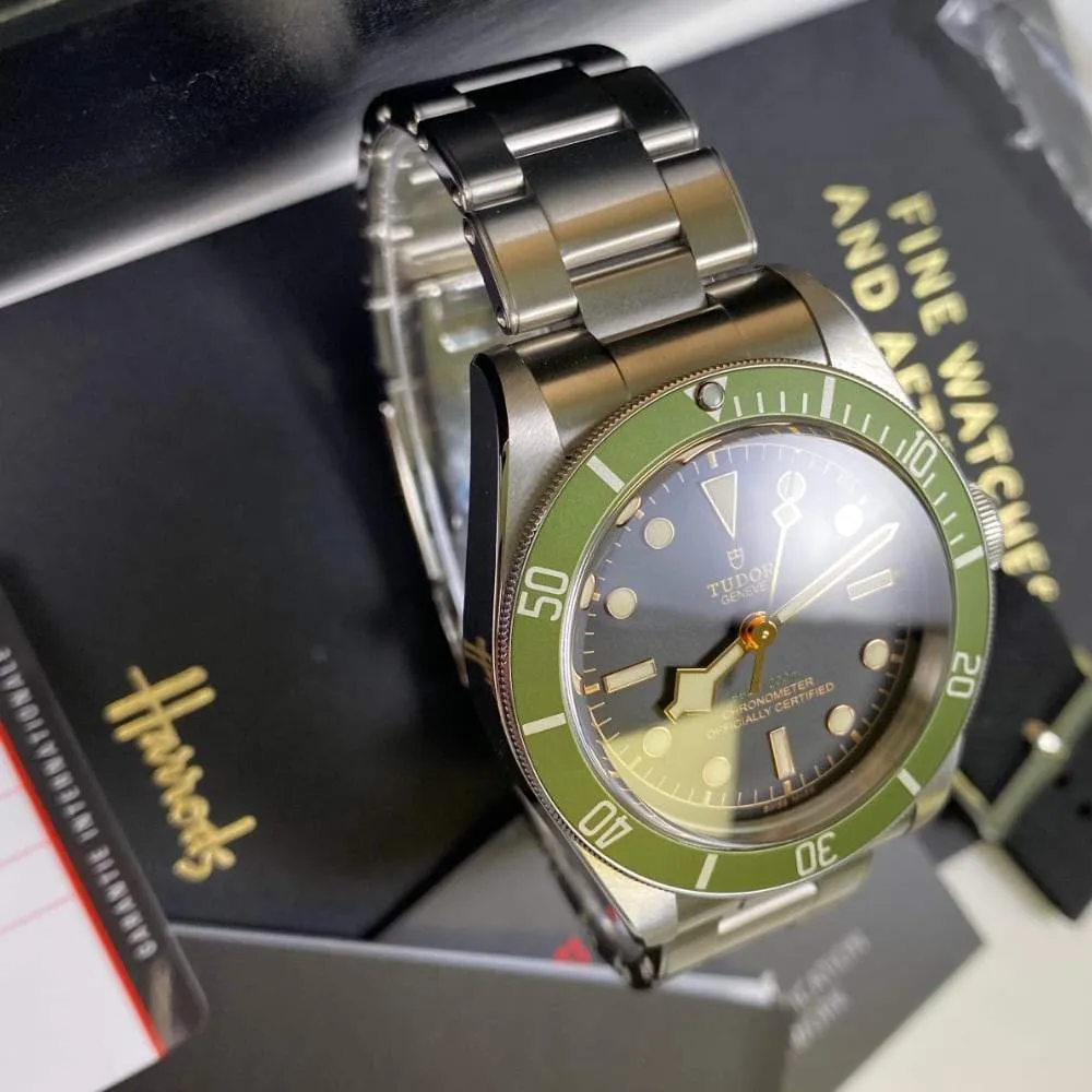 Tudor Black Bay Green Harrods Edition 79230G (2019)