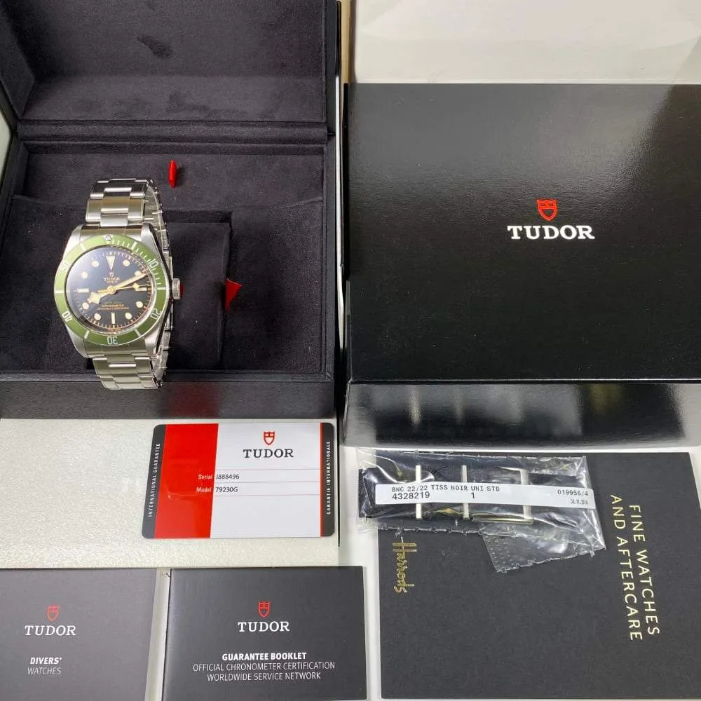 Tudor Black Bay Green Harrods Edition 79230G (2019)