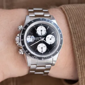 Tudor Prince Date Chronograph 79260 Small Block Black Dial