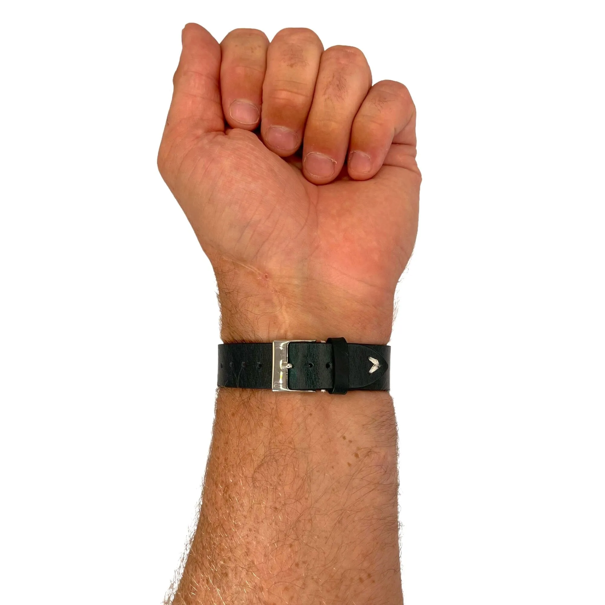 Vintage Oiled Leather Watch Straps Compatible with the Huawei Watch 3