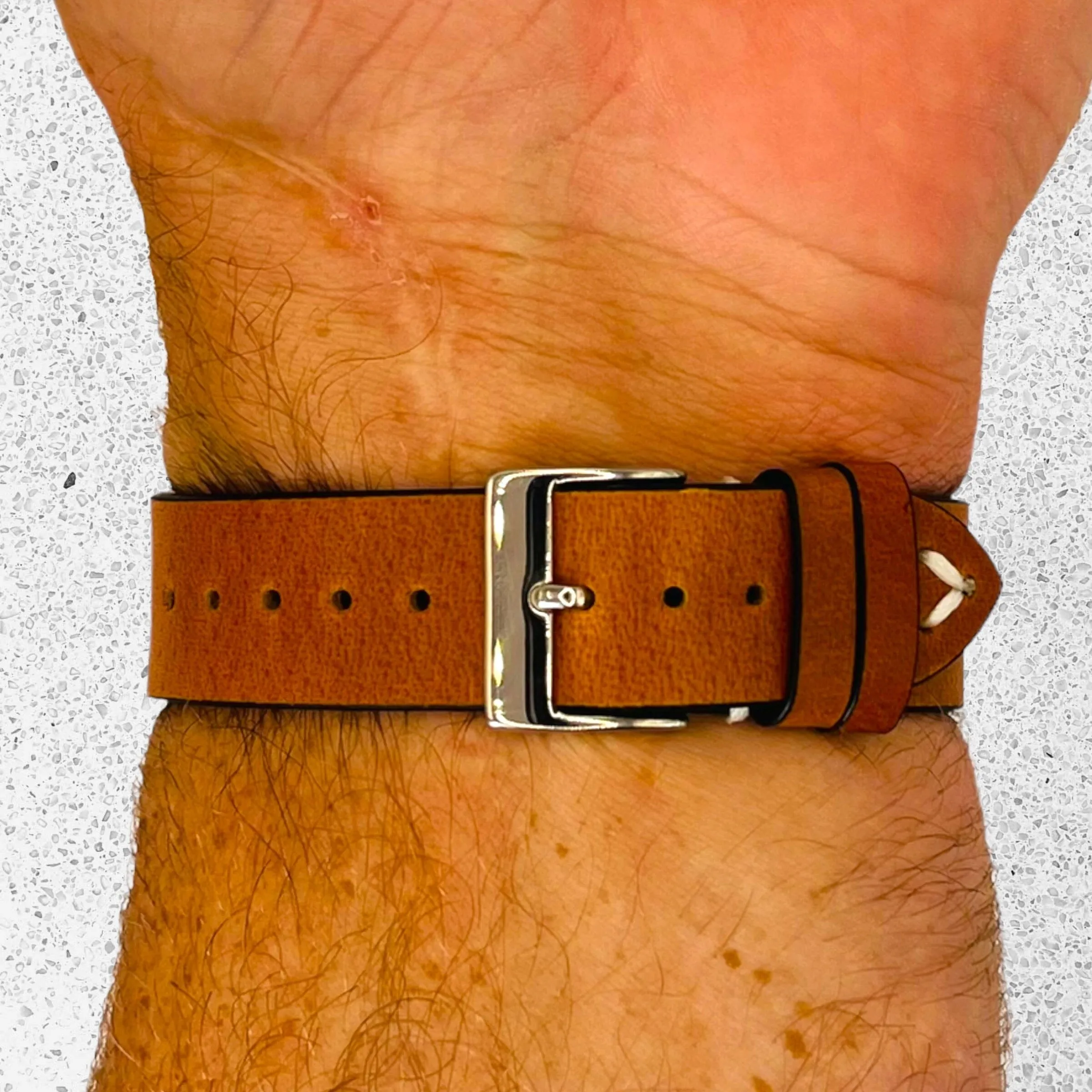 Vintage Oiled Leather Watch Straps Compatible with the Huawei Watch 3