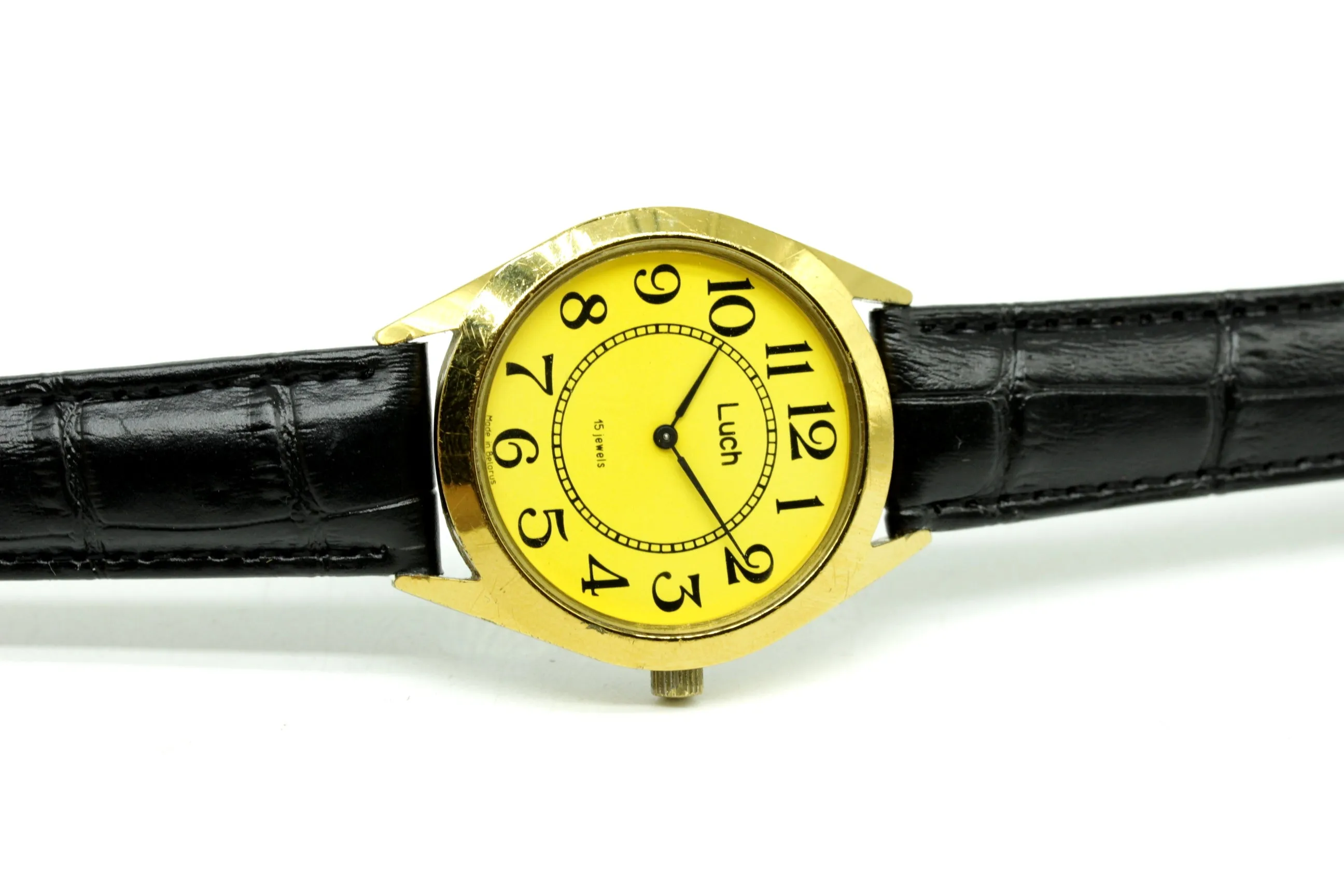 Vintage Soviet Dress Watch Luch USSR CCCP Unisex, arabic numerals, just classic