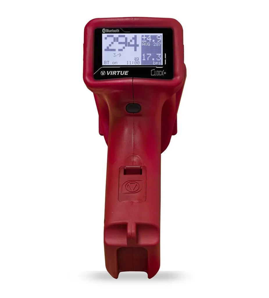 Virtue Clock III Paintball Chronograph - Red
