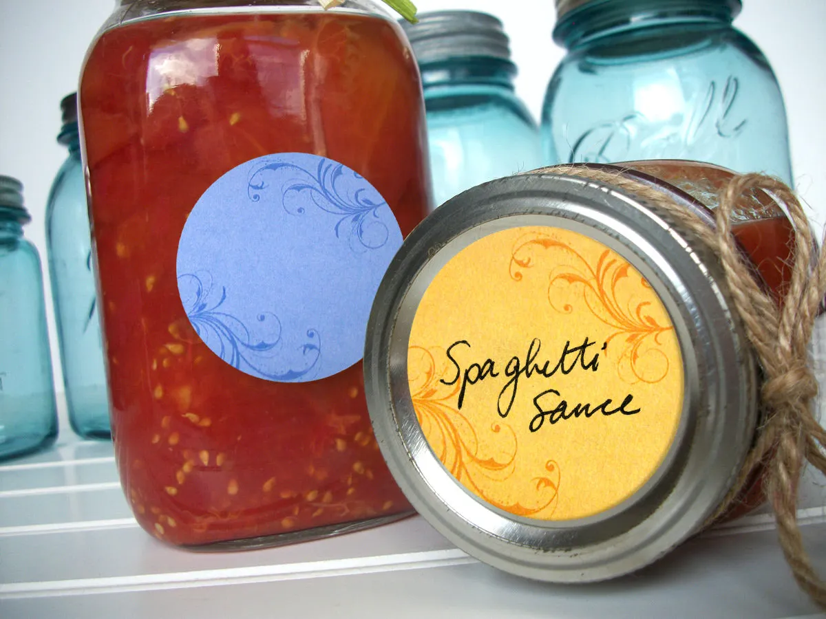 Whimsical Canning Labels