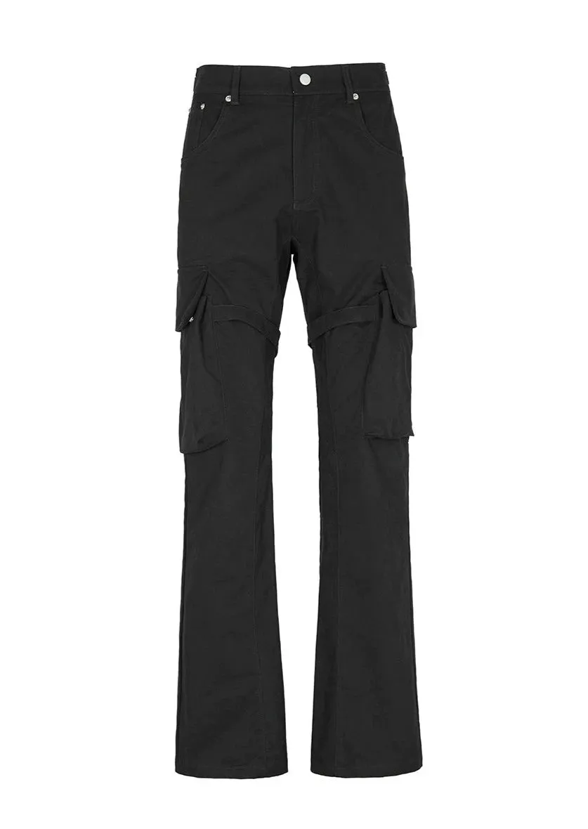Wind Retro Straps Pants