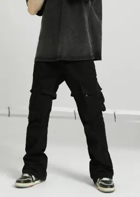 Wind Retro Straps Pants