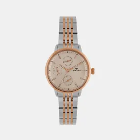 Women Silver Chronograph Stainless Steel Watch L7005M-M1303