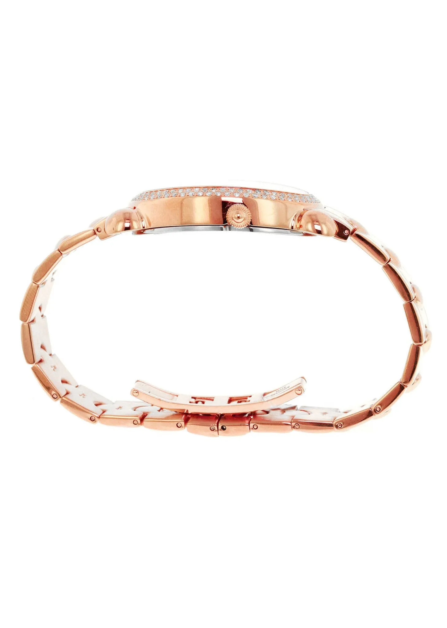 Womens Rose Gold Tone Diamond Watch | Appx 0.7 Carats