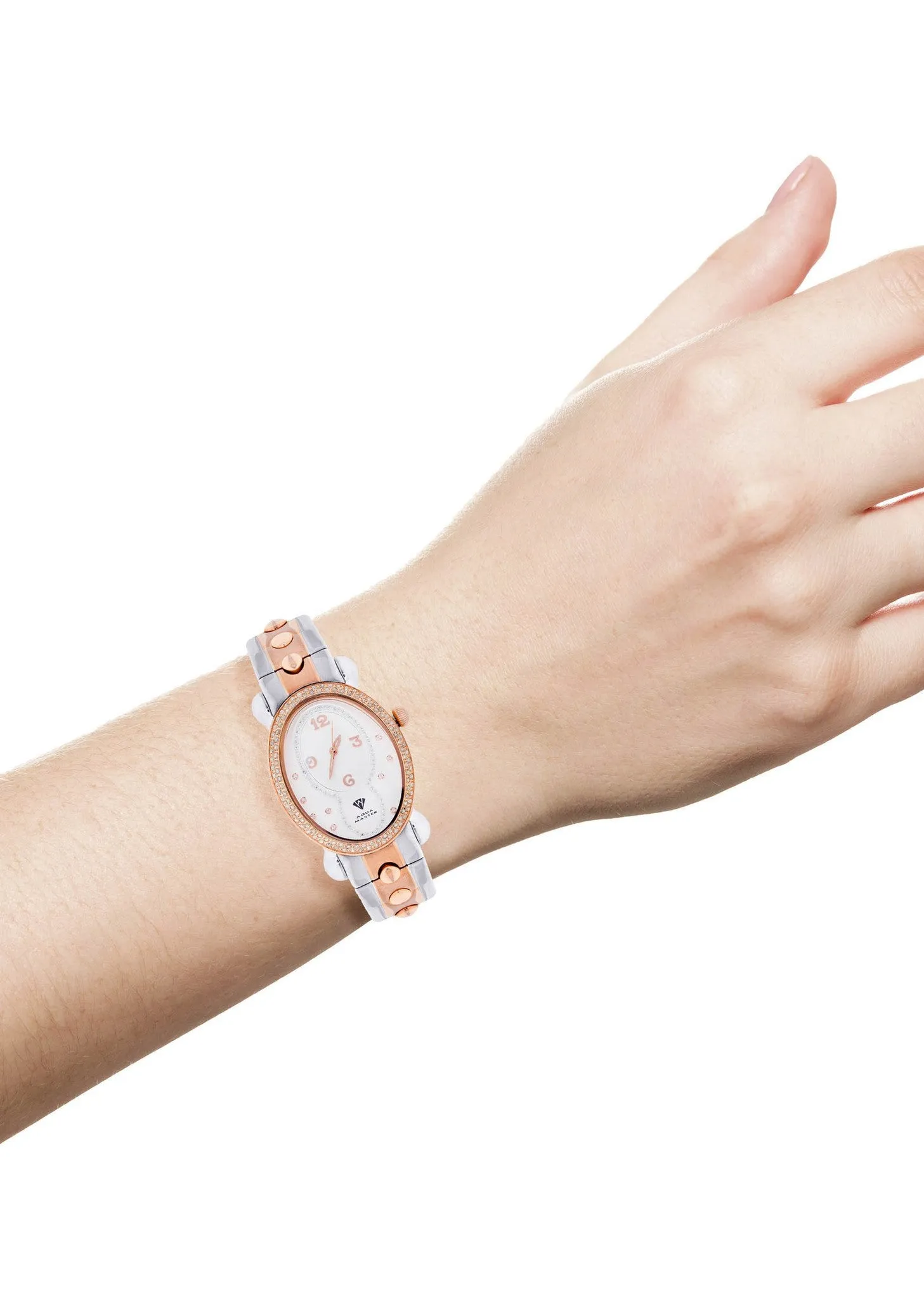 Womens Rose Gold Tone Diamond Watch | Appx 1.01 Carats