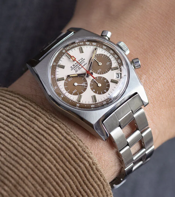 Zenith El Primero A384 with Gay Frères Ladder Bracelet