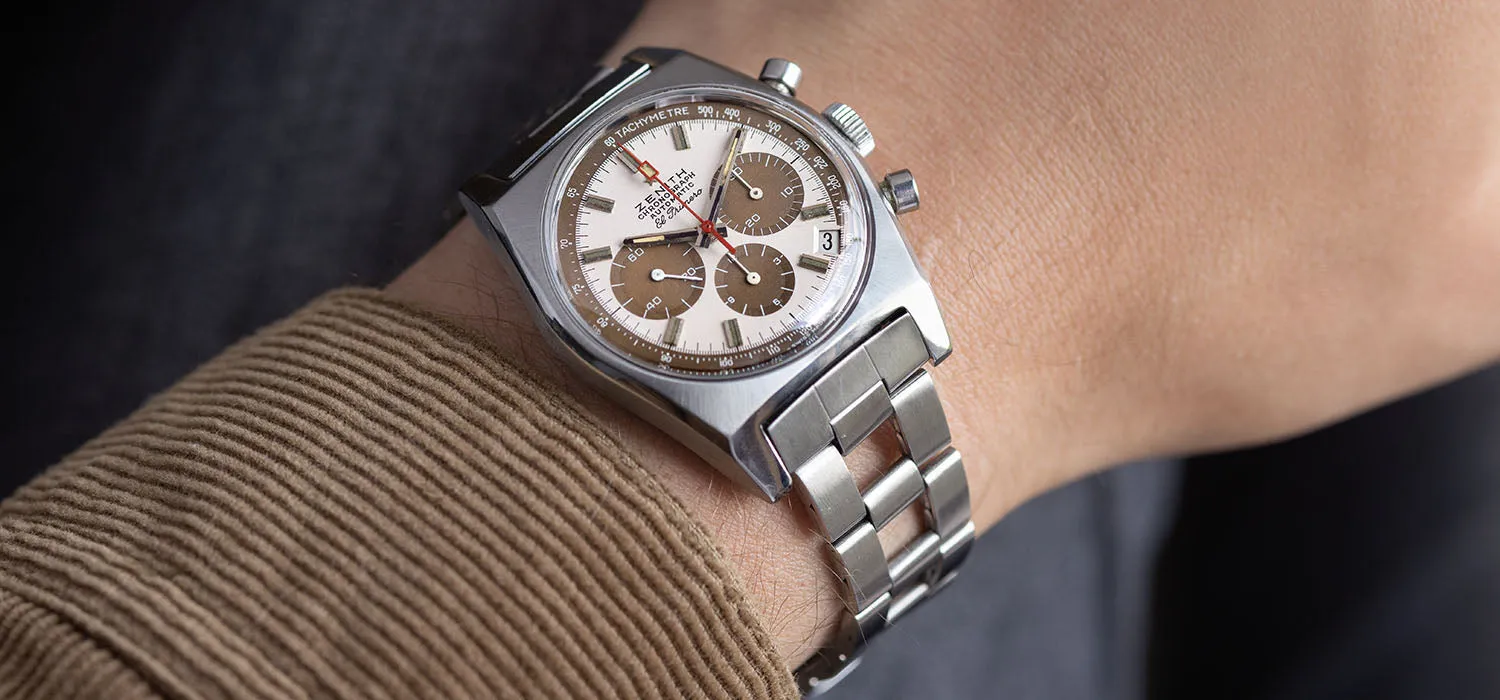 Zenith El Primero A384 with Gay Frères Ladder Bracelet